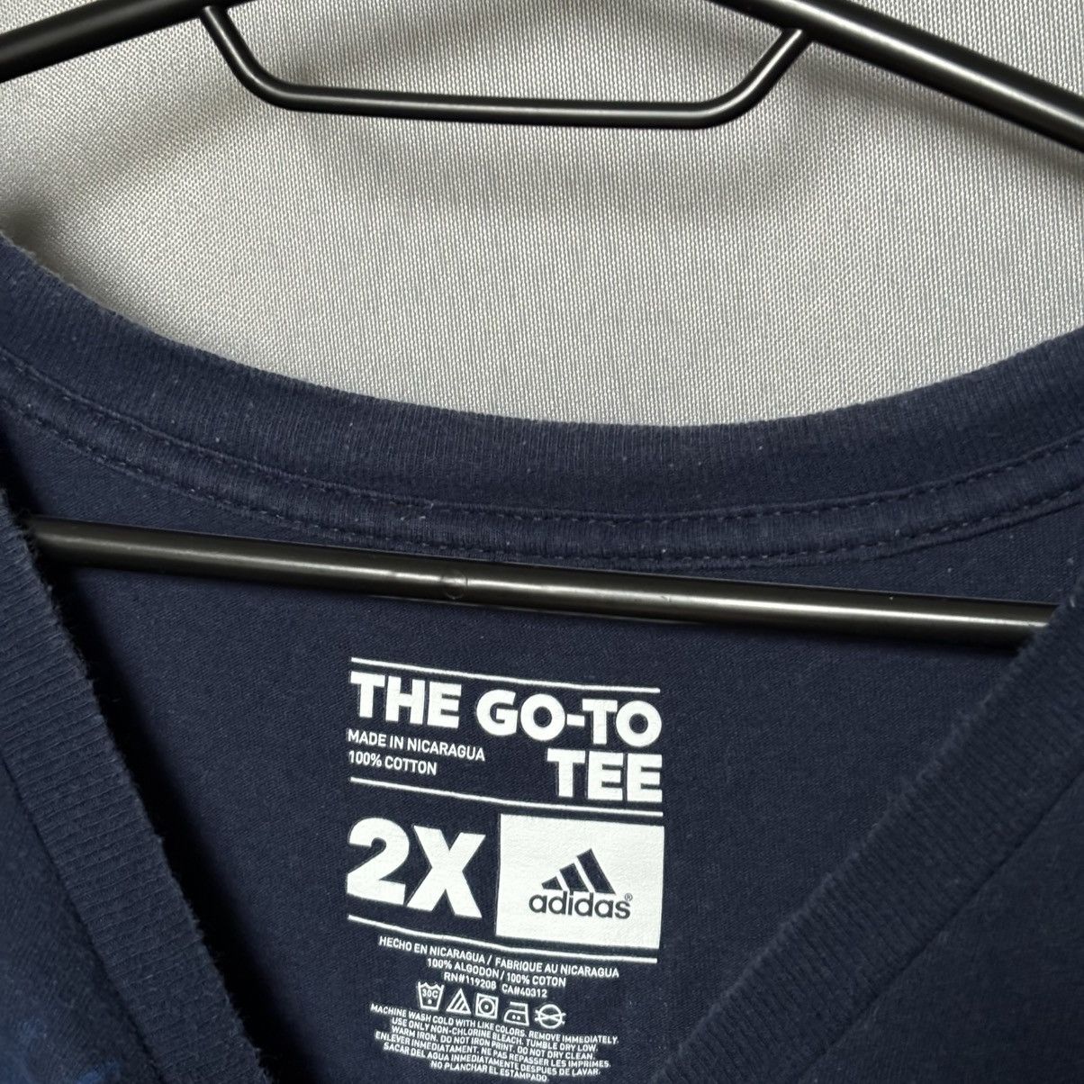 Adidas Adidas Manchester City FC Pirlo 21 blue xxl cotton t-shirt Size US XXL / EU 58 / 5 - 6 Thumbnail