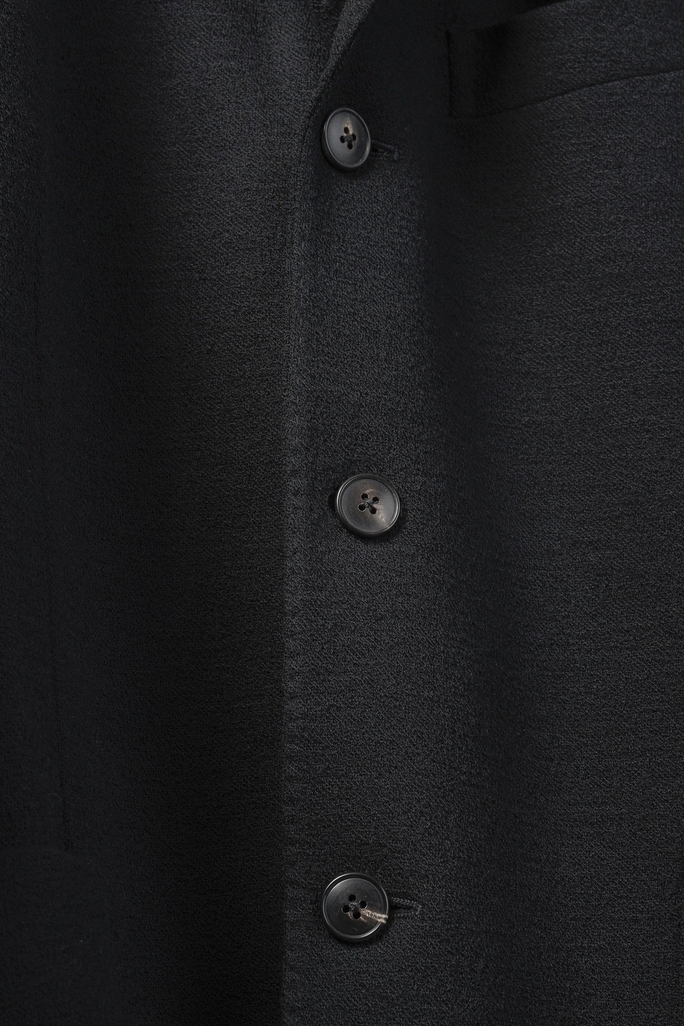 Boglioli Boglioli Black Virgin Wool Knit K-Jacket Blazer Size 38R - 8 Thumbnail