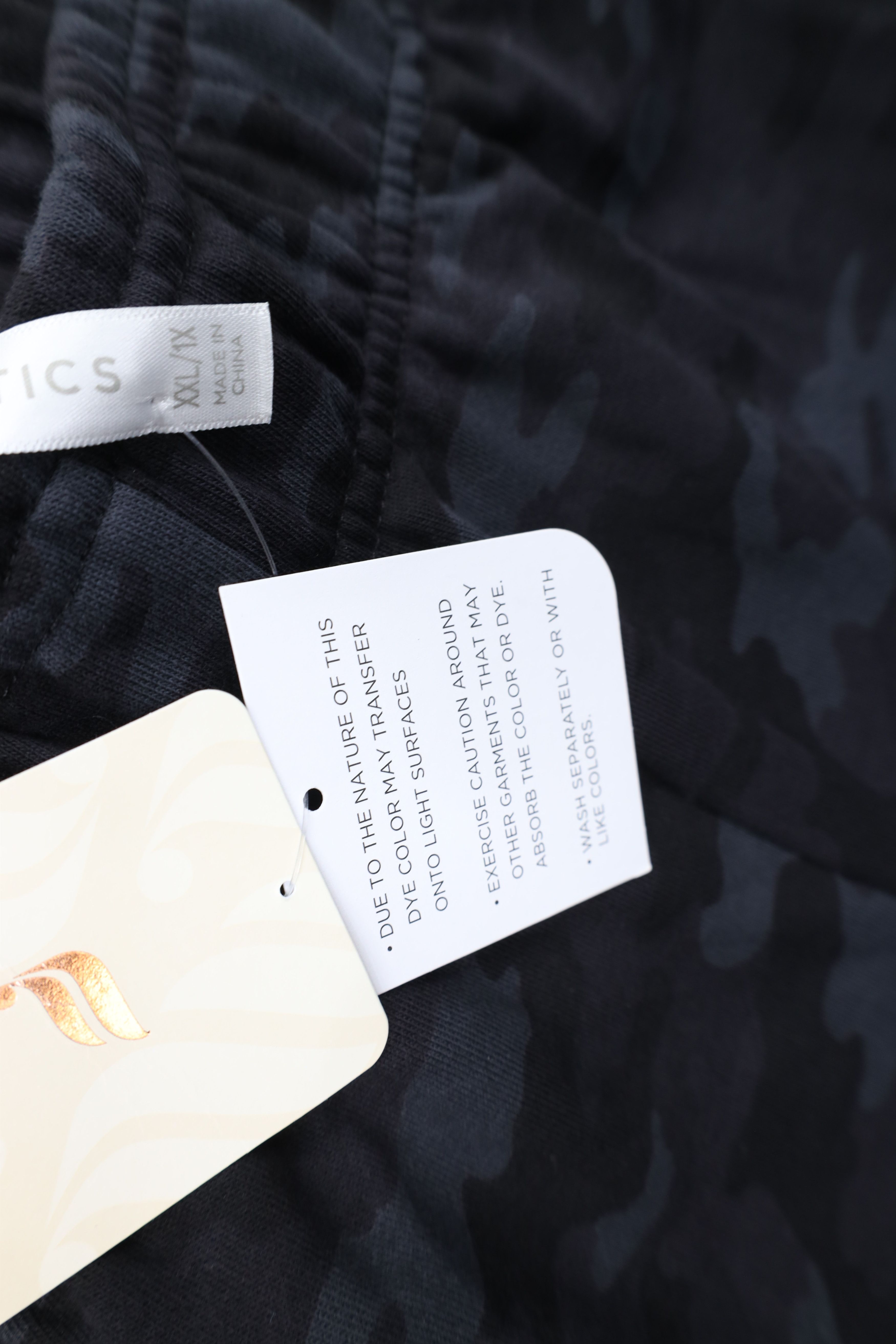 Fabletics New Fabletics Terry Cloth Wide Leg Sweatpants Camouflage Size 39" - 7 Thumbnail