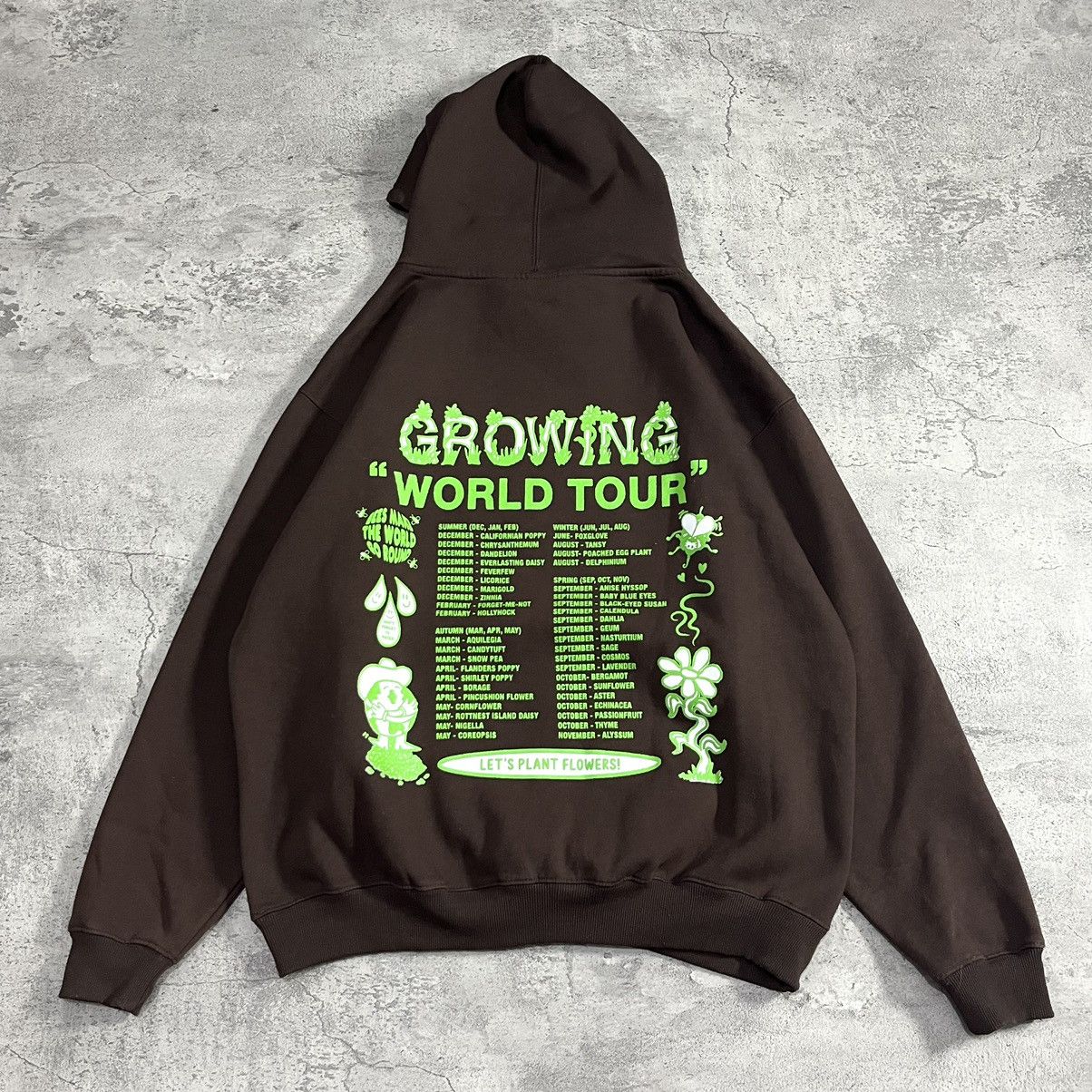Other Bee a Friend World Tour Hoodie Brown Size M / US 6-8 / IT 42-44 - 2 Thumbnail