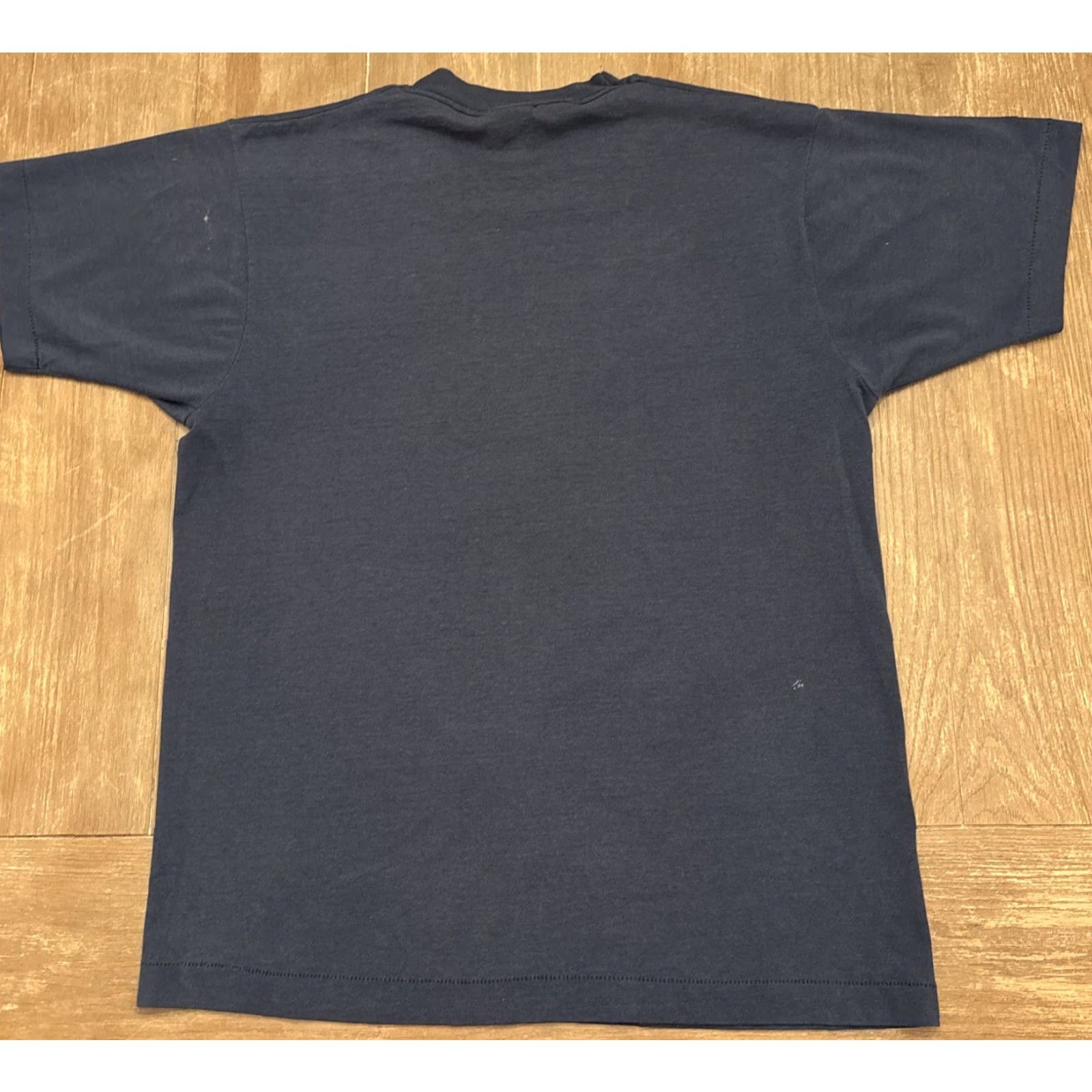 Vintage VINTAGE United States Navy Spell Out Bill The Goat T Shirt Size L Blue Single Stitch Men Shirt Size US L / EU 52-54 / 3 - 8 Thumbnail