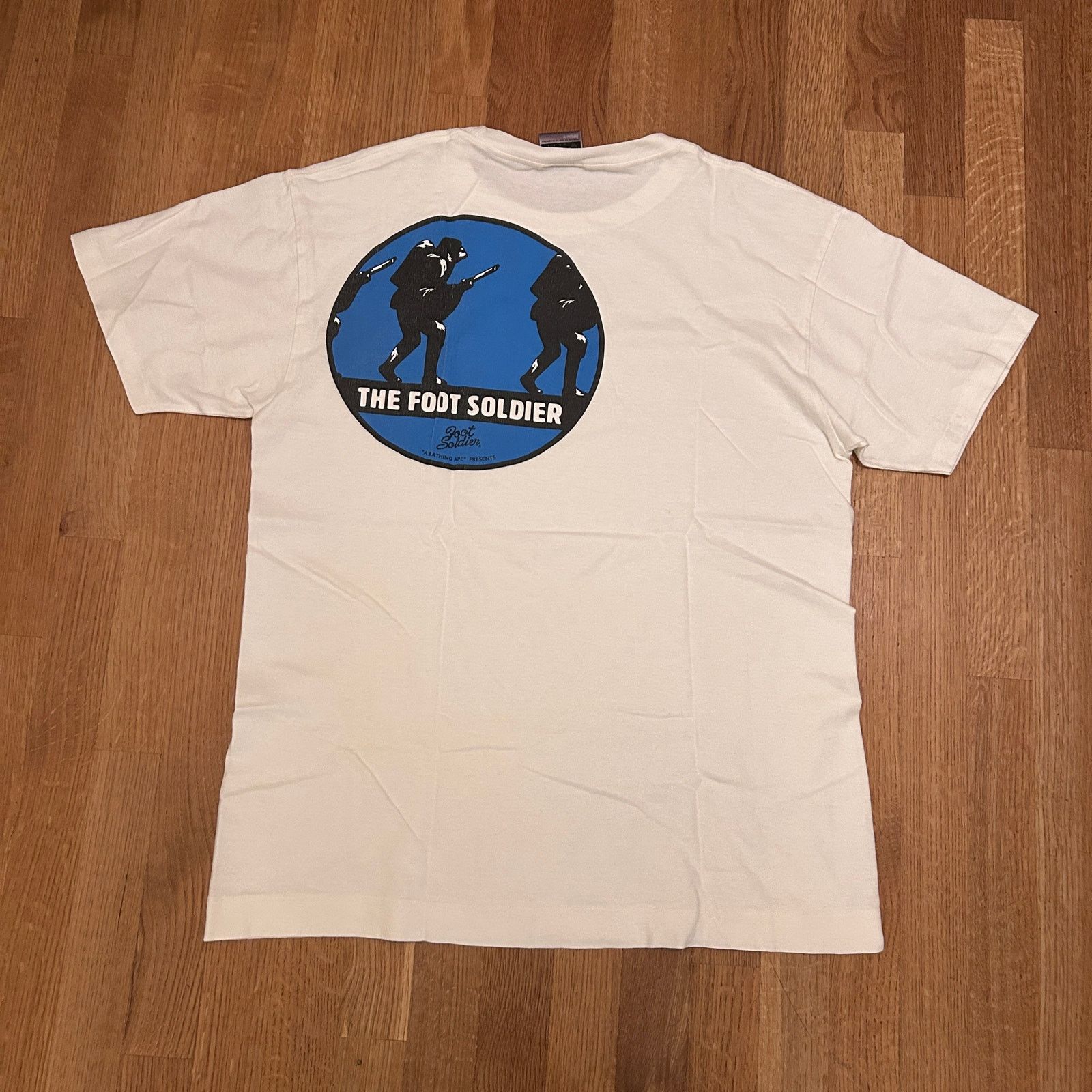 Bape Bape Foot Soldier Shirt White Size US L / EU 52-54 / 3 - 3 Thumbnail