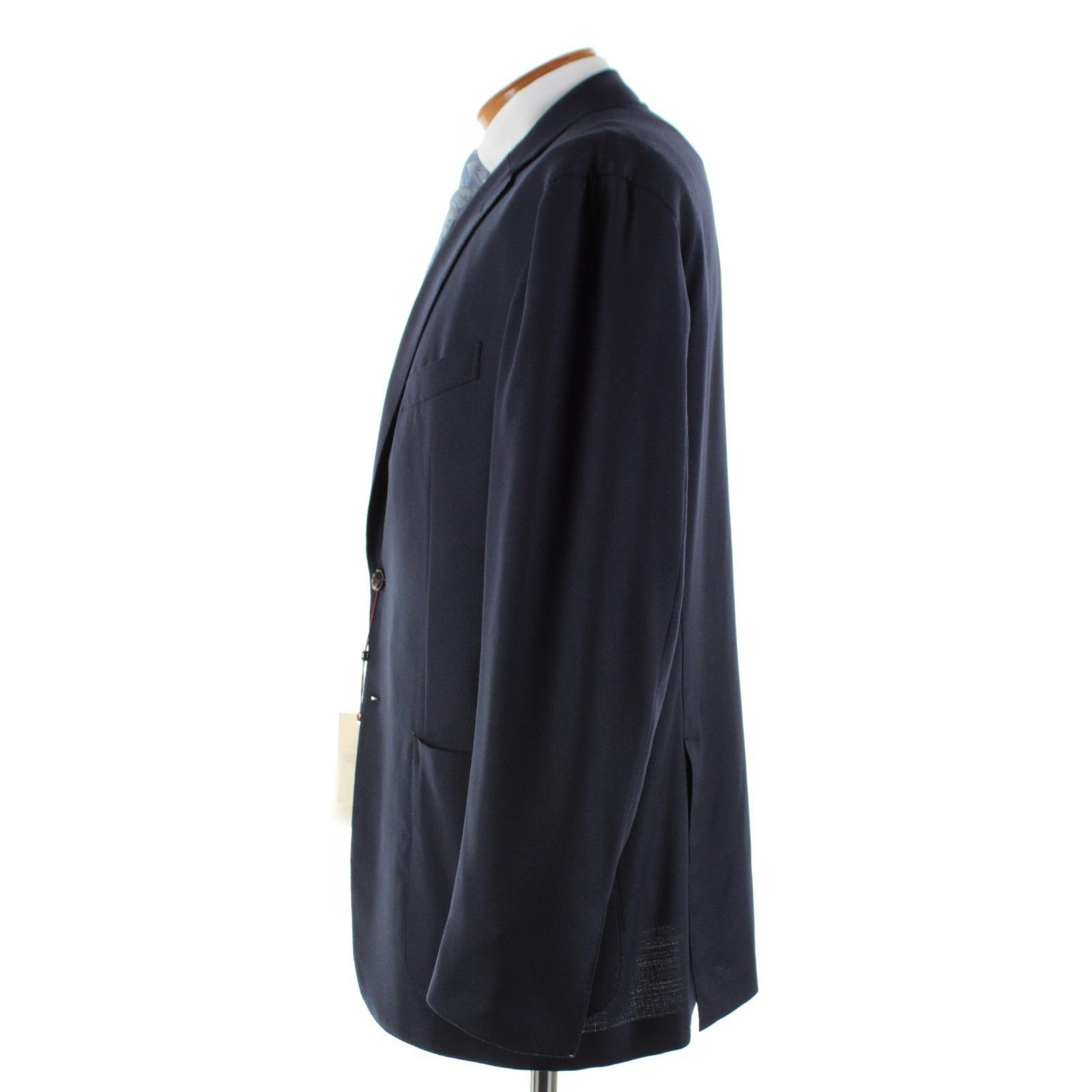 Luciano Barbera Luciano Barbera Sport Coat Size 48 US in Blue Size 48R - 4 Thumbnail