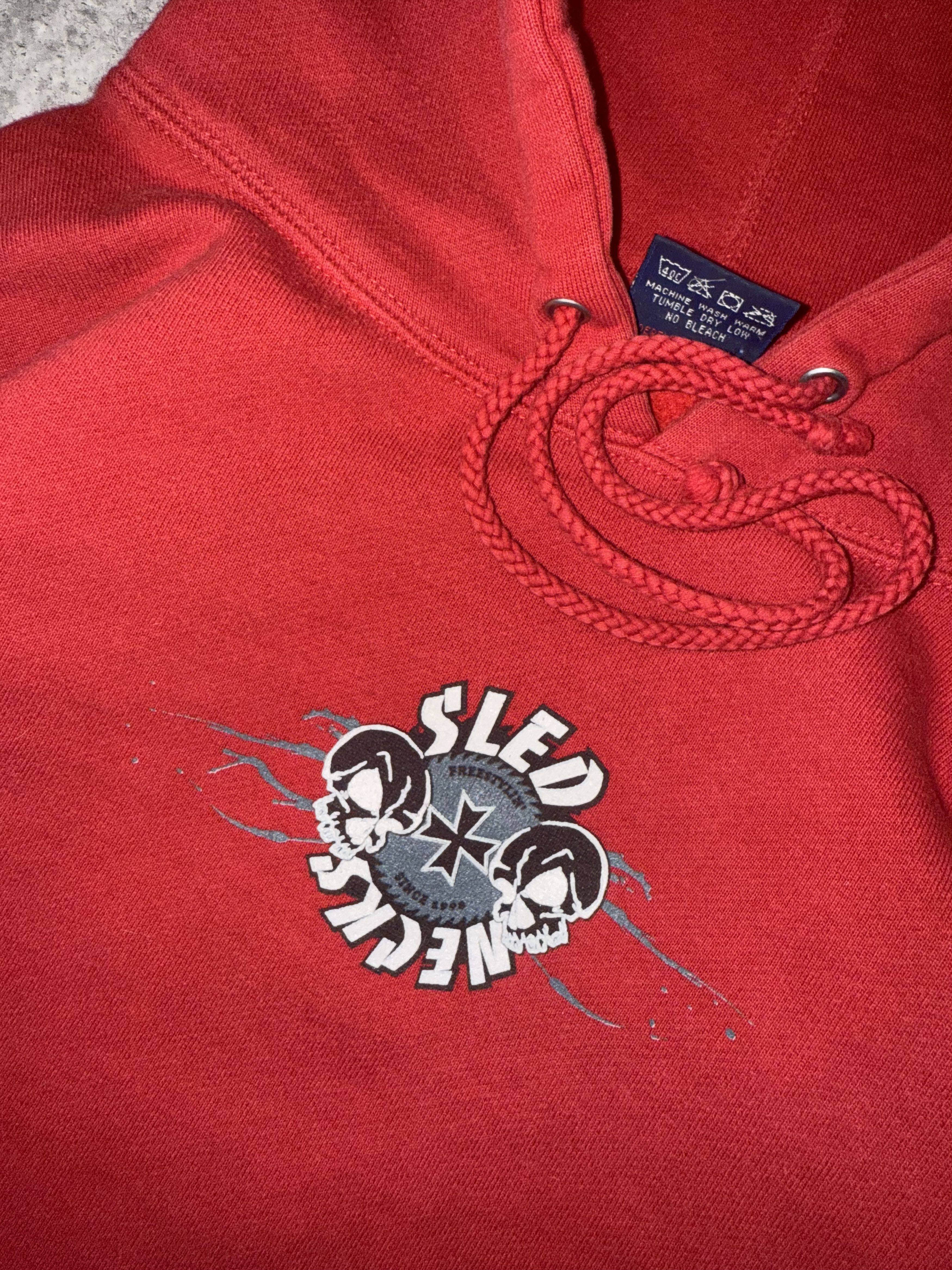 Japanese Brand Vintage Hoodie Sled Hip-Hop boxy swag Size US M / EU 48-50 / 2 - 2 Thumbnail