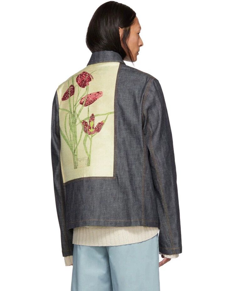 Loewe LOEWE Cowboy denim floral jacket Size US S / EU 44-46 / 1 - 1 Thumbnail