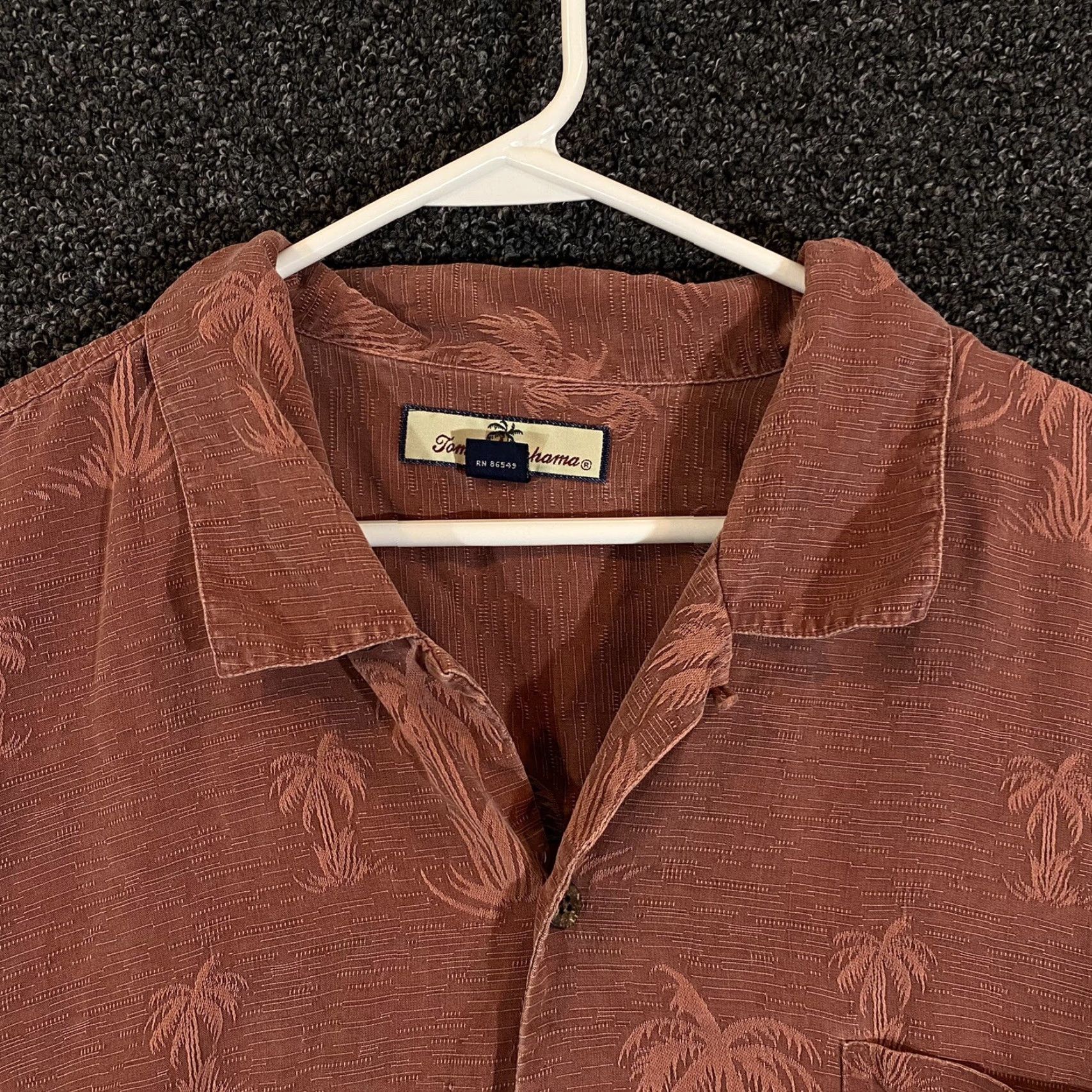 Tommy Bahama Tommy Bahama Shirt Mens 2XL Dark Red Floral Silk Relax S/S Button Up Size US XXL / EU 58 / 5 - 2 Thumbnail