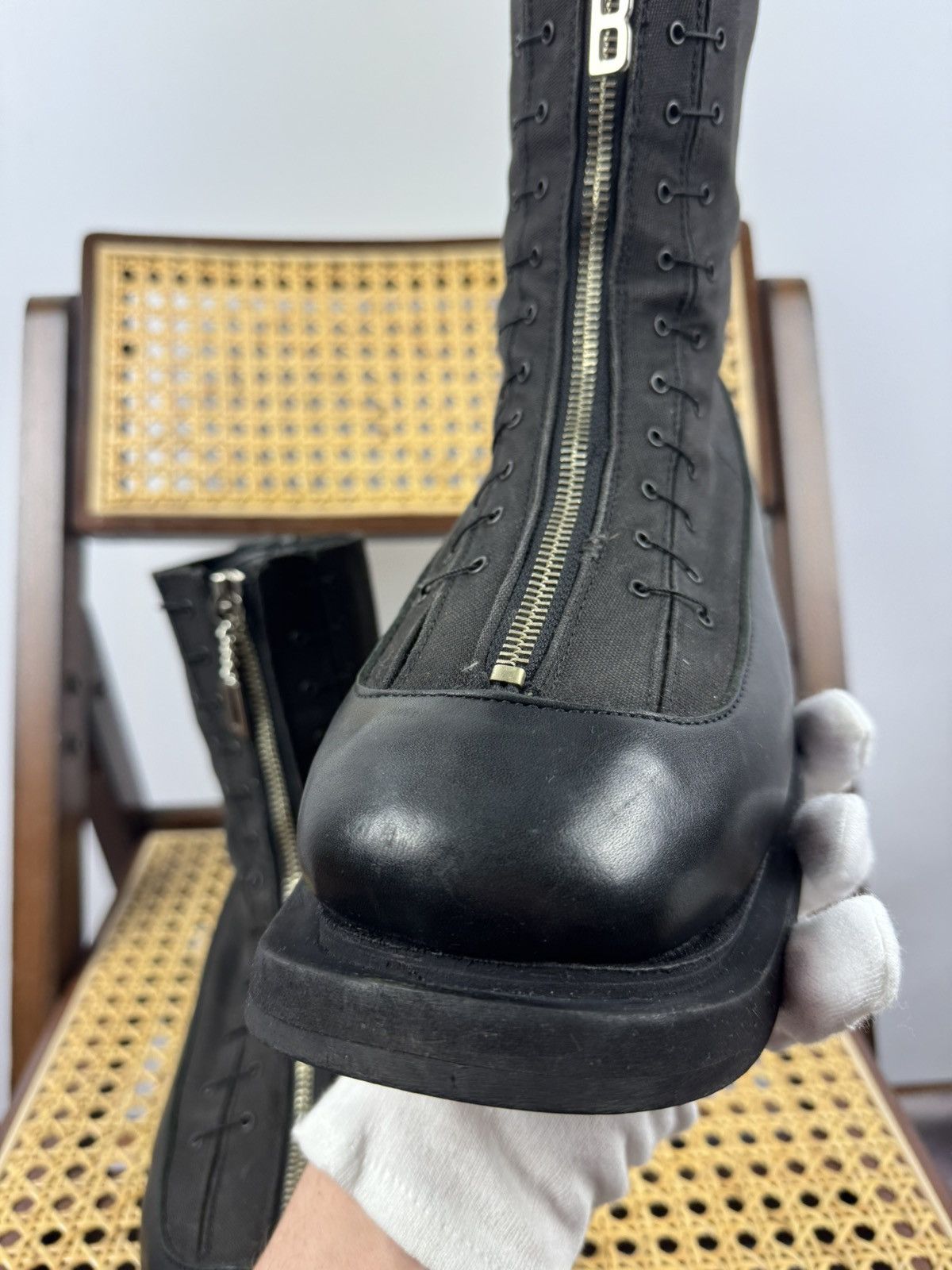 Dirk Bikkembergs × Vintage Dirk Bikkembergs Boots vintage SS00 very rare💀💀💀 Size US 10 / EU 43 - 6 Thumbnail