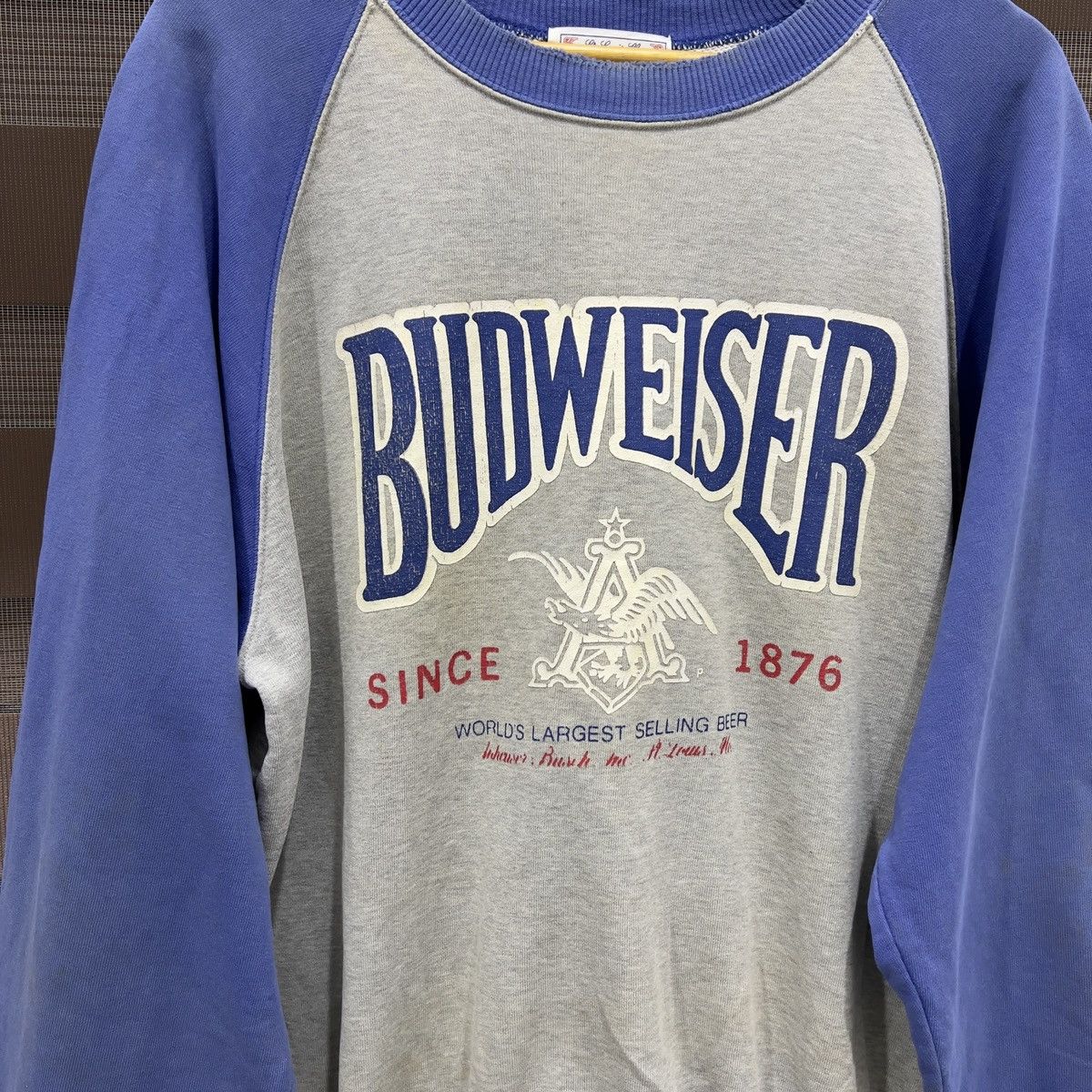 Vintage Vintage Sweatshirt Budweiser Size US L / EU 52-54 / 3 - 4 Thumbnail