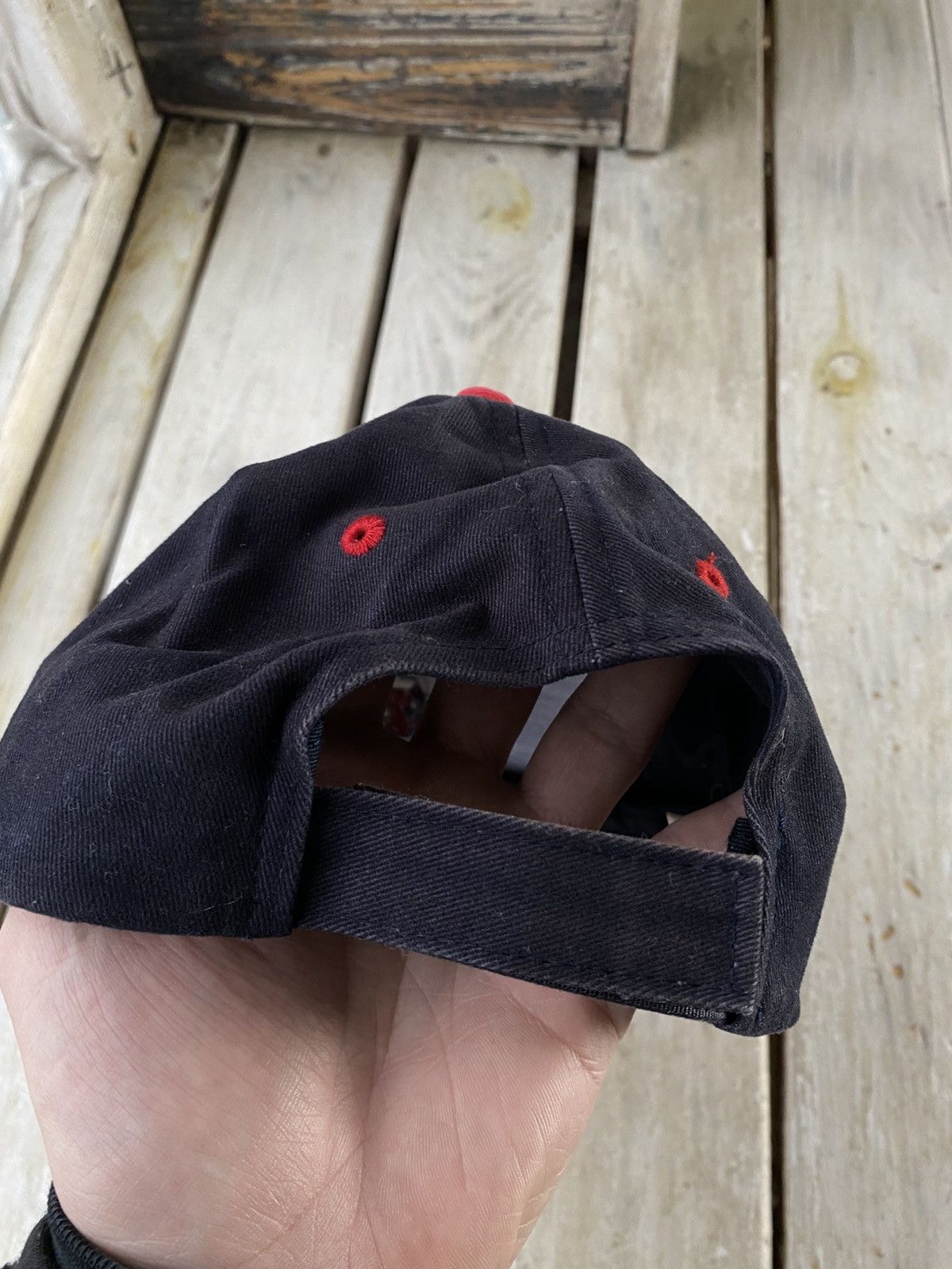 MLB × Vintage Vintage Faded Cleveland Indians American League Champ Cap Size ONE SIZE - 5 Thumbnail