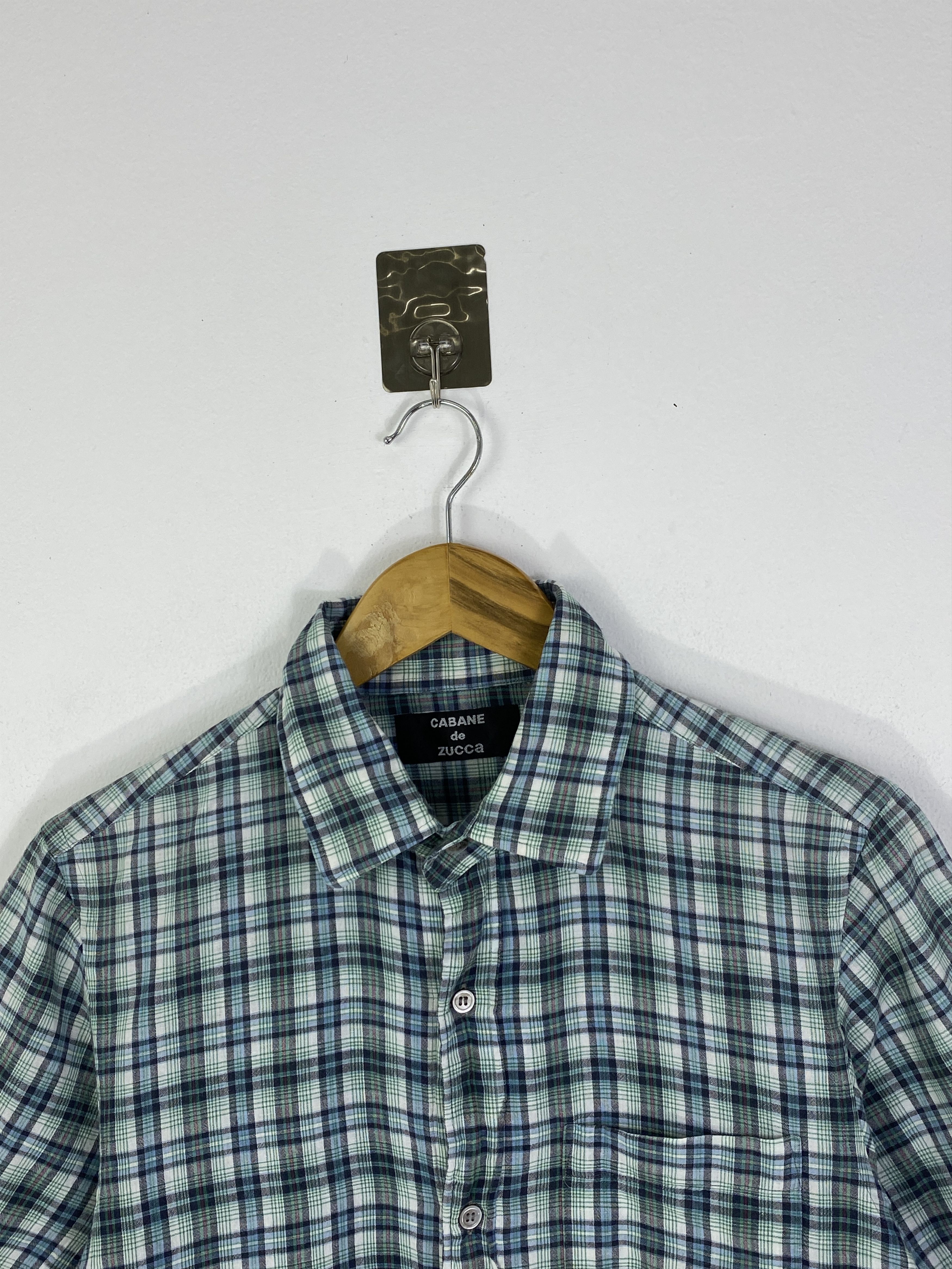CABANE de ZUCCa Vintage Cabane de ZUCCa Checkered Button Up Shirt TA0712 Size US S / EU 44-46 / 1 - 2 Thumbnail