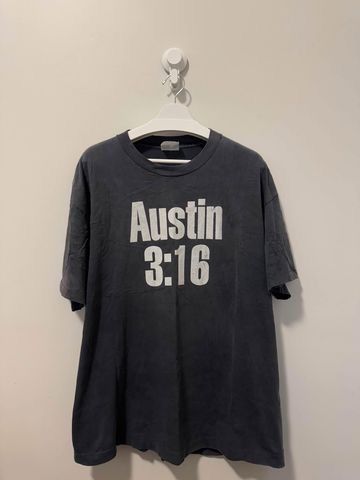 Vintage VINTAGE 90S WWE WRESTLING STONE COLD STEVE AUSTIN Size US XXL / EU 58 / 5 - 1 Thumbnail
