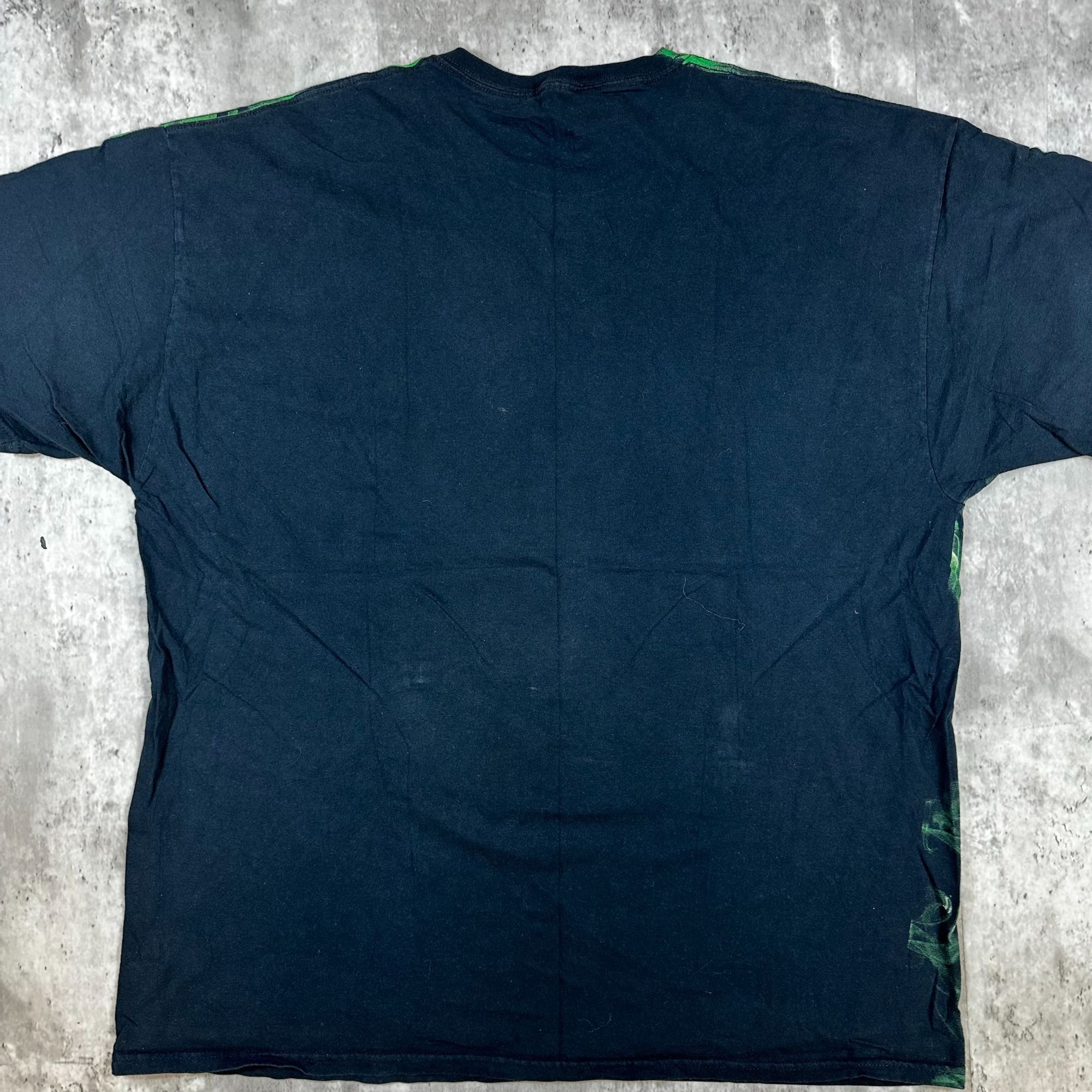 Vintage Green Skull Flame Graphic T-Shirt 2XL Social Media Brand 100 Size US XXL / EU 58 / 5 - 2 Thumbnail