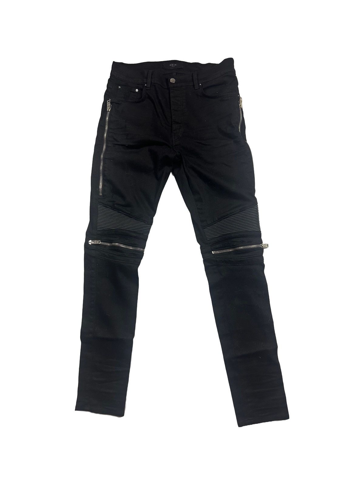 ★決算特価商品★ AMIRI Amiri BLACK Grailed | JEANS MX2 PATCH LEATHER パンツ