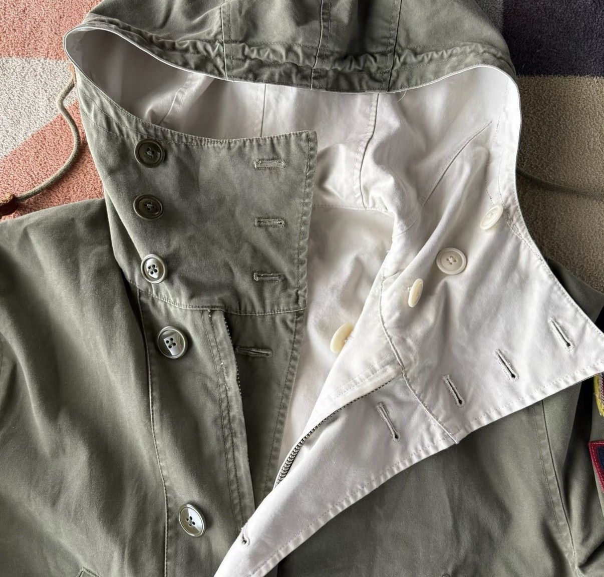 Ralph Lauren Ralph Lauren RL Rugby Reversible Hooded Trench Coat K22 Size US S / EU 44-46 / 1 - 6 Thumbnail