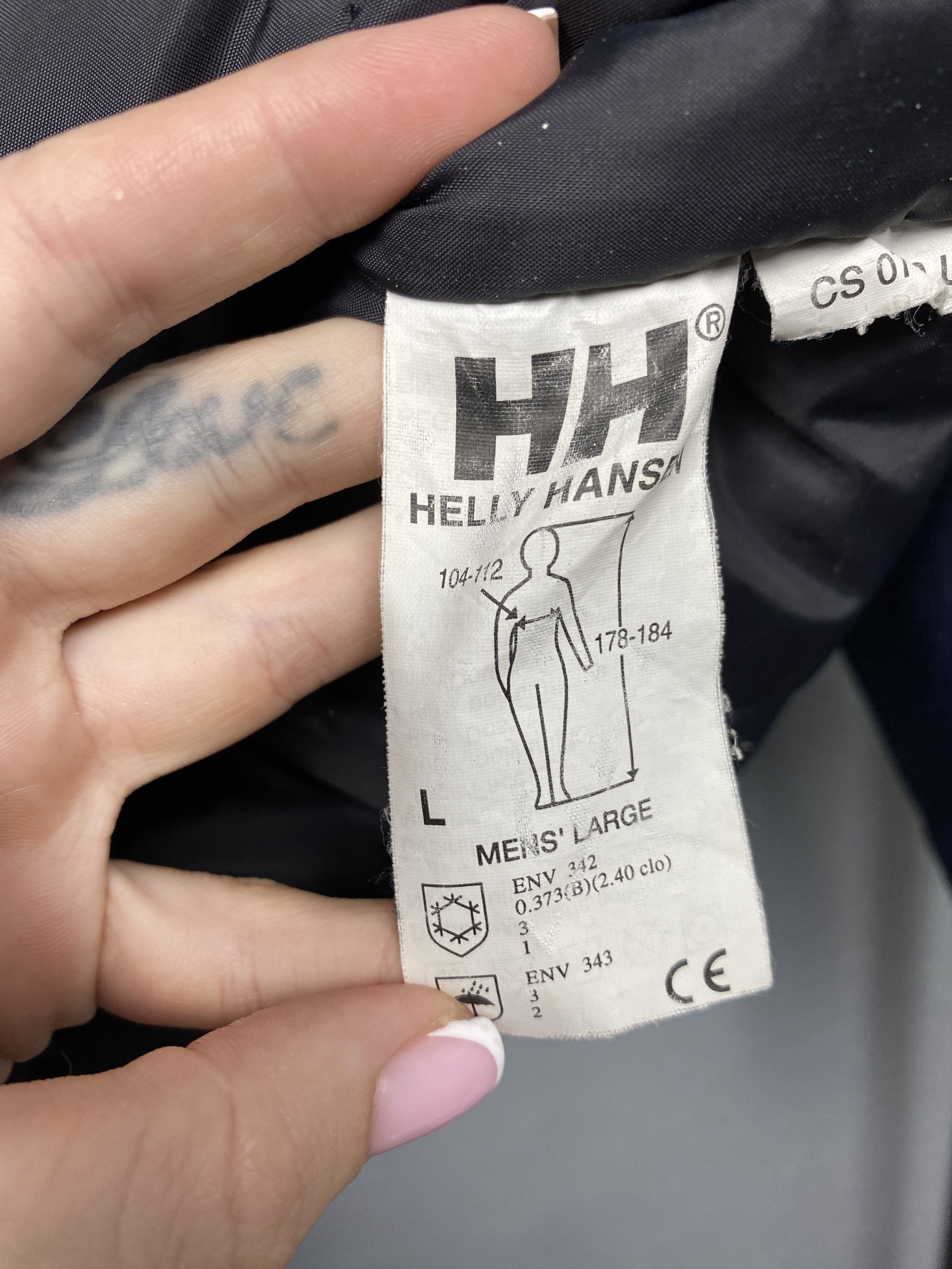 Helly Hansen × Vintage Helly Hansen 90s Vintage Mens Nylon Insulated Jacket Size US L / EU 52-54 / 3 - 6 Thumbnail