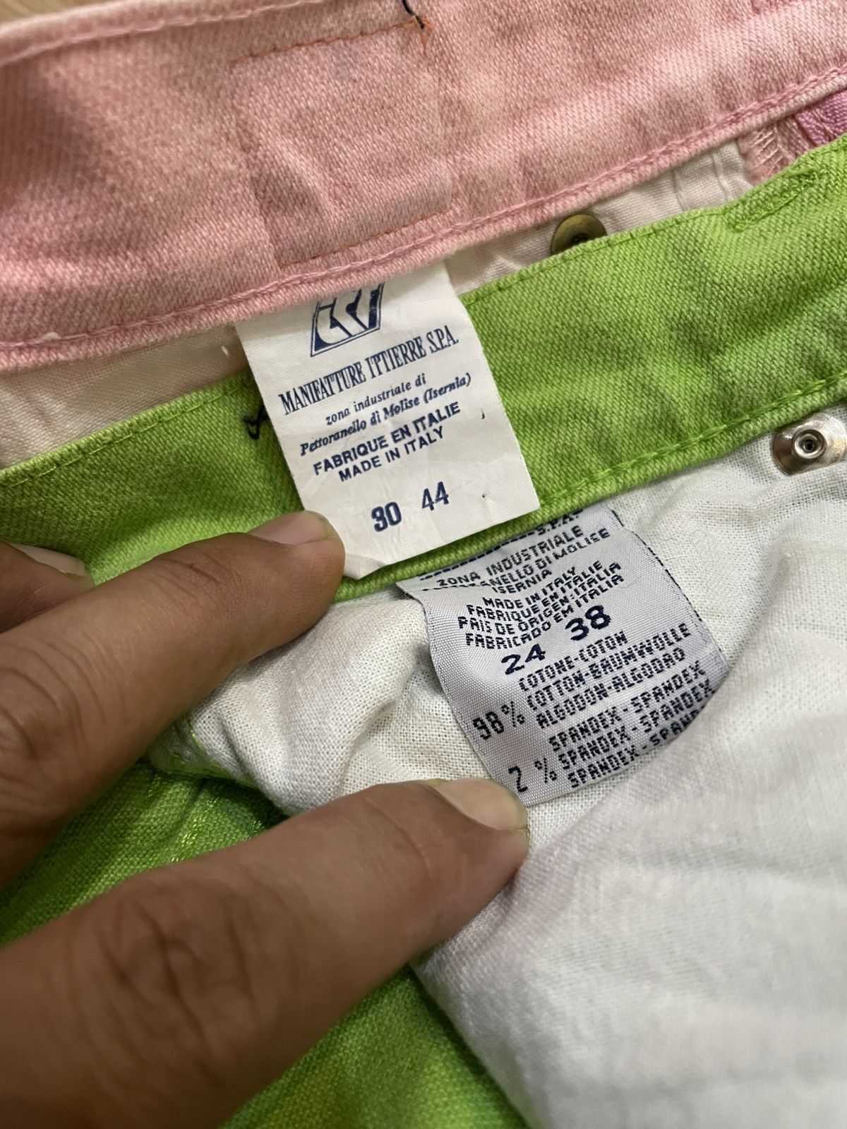 Versace Jeans Couture Bundle Versace Jeans Couture. Pink size 30 and Green size 24 Size US 30 / EU 46 - 4 Thumbnail