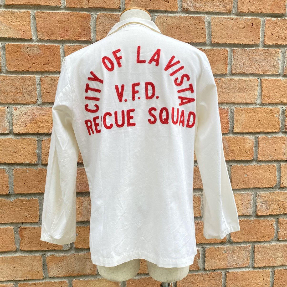 Vintage CITY OF LA VISTA V.F.D. RESCUE SQUAD Vintage Work Jacket Size 38L - 20 Thumbnail