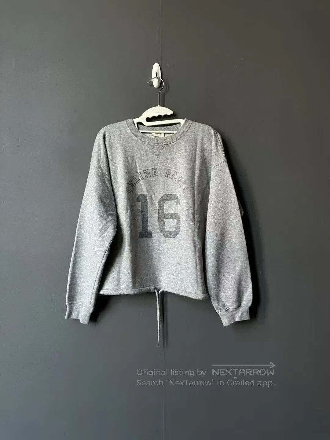 Celine Celine Gray 16 Sweatshirt. Size S / US 4 / IT 40 - 1 Thumbnail