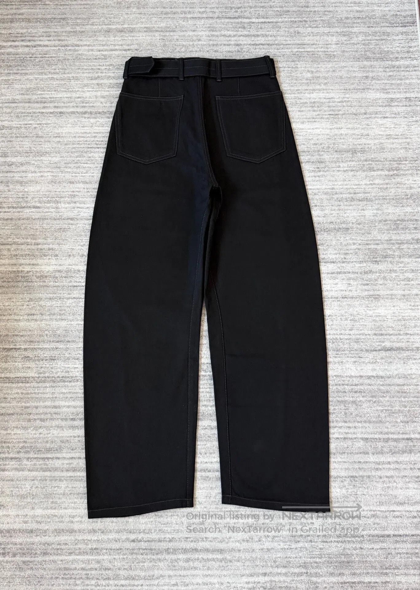 Other Lemaire Twisted Belted Wide Leg Pants. Size 22" - 4 Thumbnail
