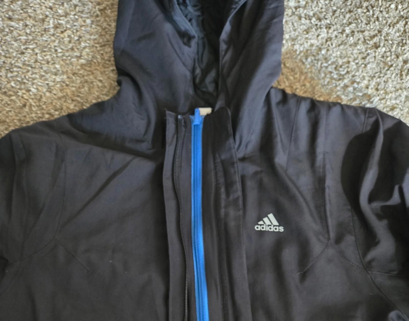 Adidas ADIDAS Men’s Black Climawarm Full Zip Hooded Jacket Size M Size US M / EU 48-50 / 2 - 4 Thumbnail