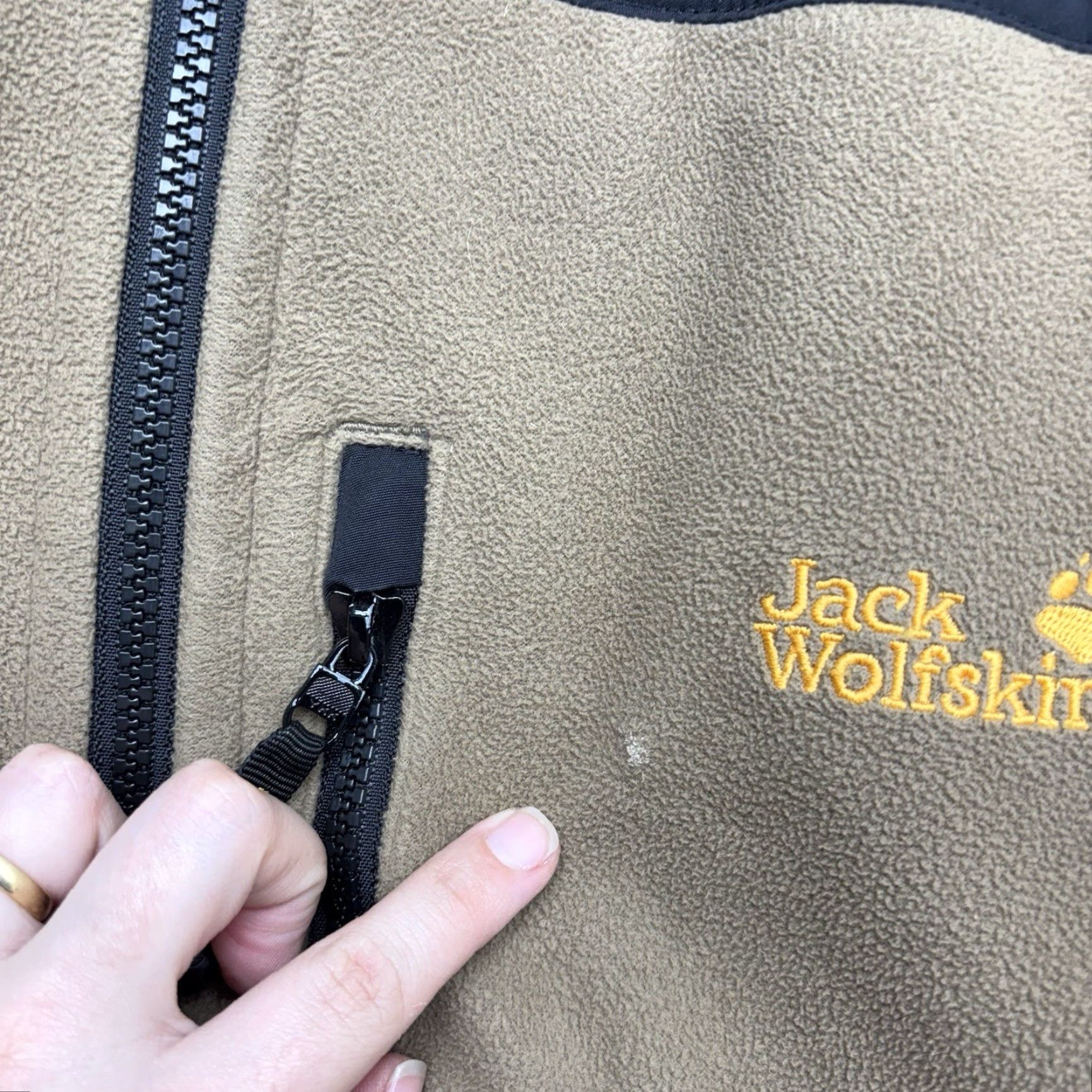 Jack Wolfskin Jack Wolfskin Jacket Mens 2XL XXL Hooded Full Zip Outdoor Brown Work MG07 Size US XXL / EU 58 / 5 - 7 Thumbnail