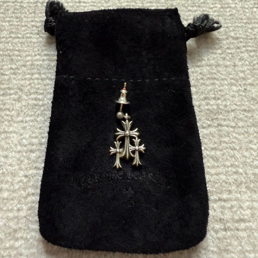 Chrome Hearts Chrome Hearts Triple Cross Earring Size ONE SIZE - 1 Thumbnail
