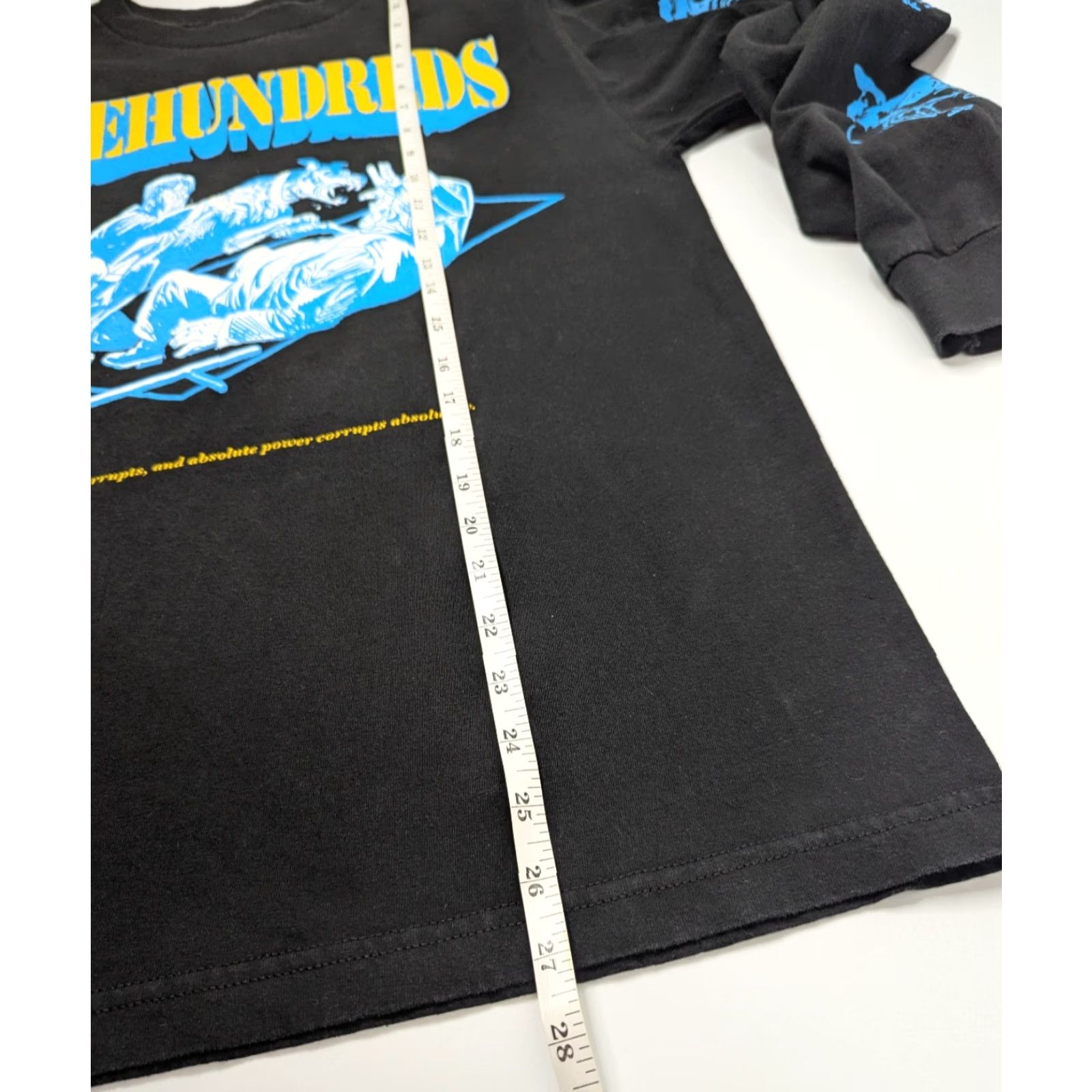 The Hundreds VINTAGE The Hundreds Power Corrupts Long Sleeve T-Shirt M Black Cotton Logo Mens Size US M / EU 48-50 / 2 - 5 Thumbnail