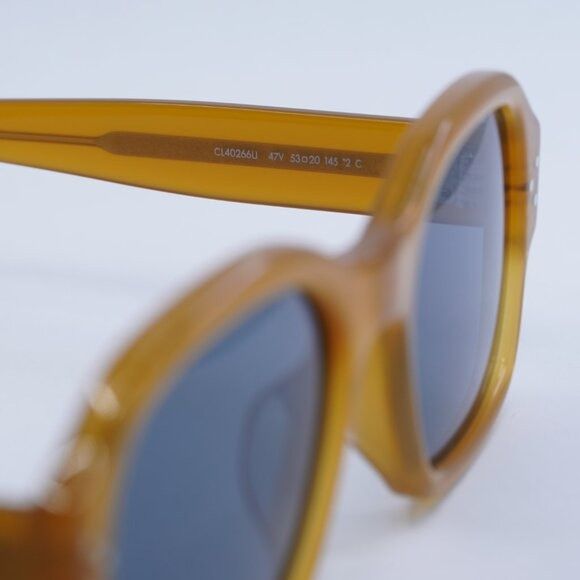 Celine 🕶️ New Celine CL40266U 47V Sunglasses - Milky Honey Frame Size ONE SIZE - 6 Thumbnail
