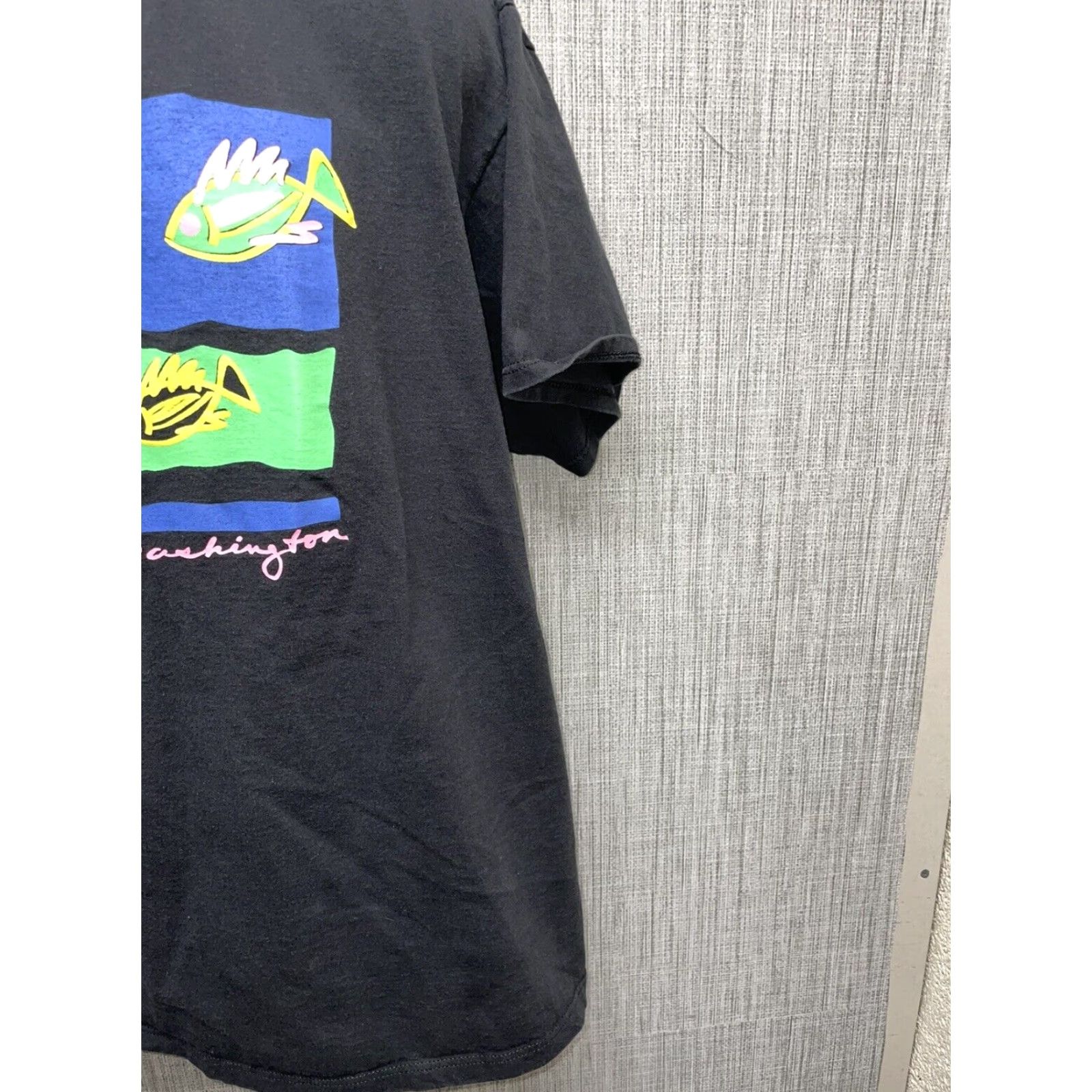 Jerzees VINTAGE Seattle Washington Jerzees T-Shirt Men 2XL Black Cotton Graphic USA Size US XXL / EU 58 / 5 - 4 Thumbnail