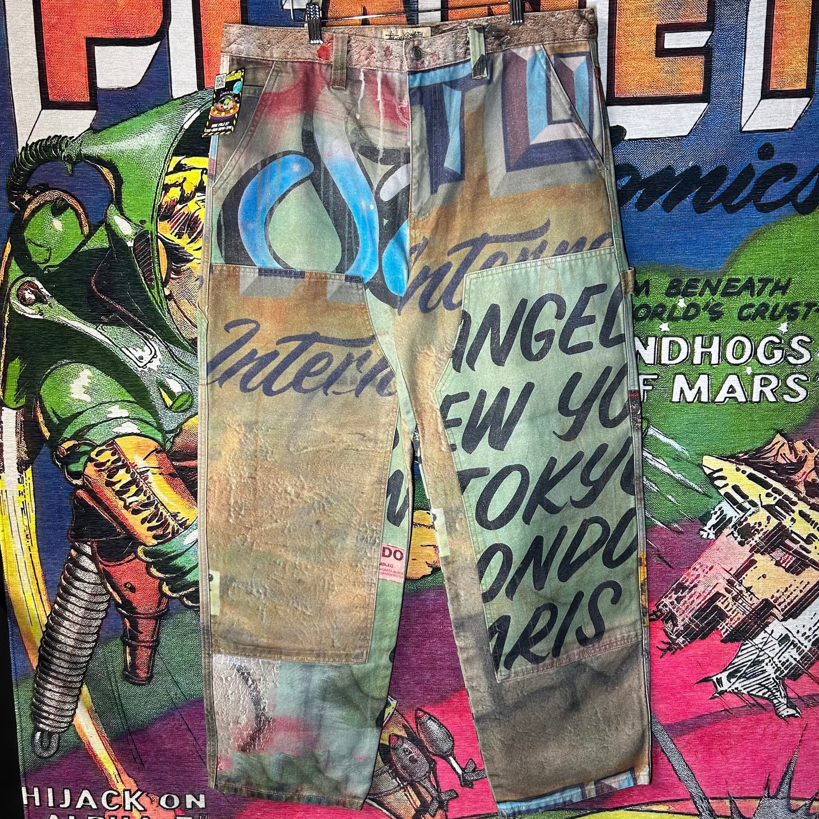 Stussy Work-Pant Alfonso Canvas 'Multi' 116630