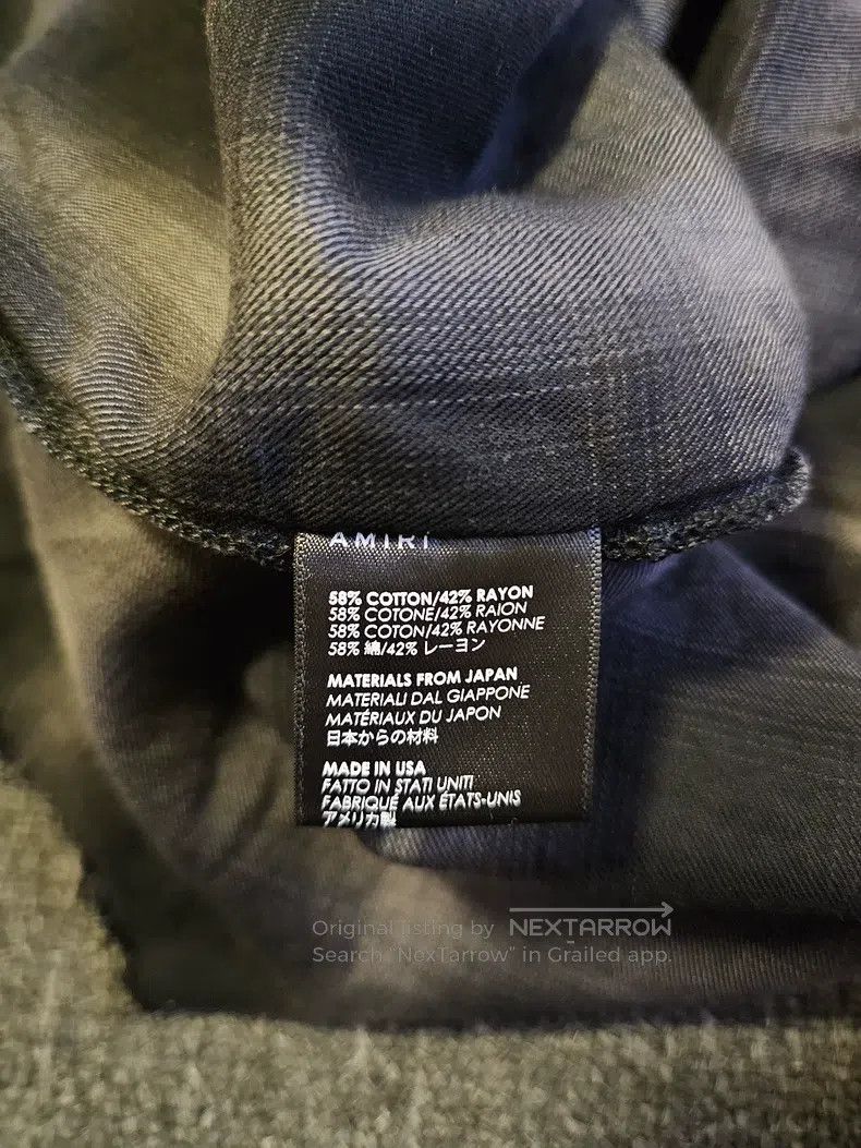Amiri Amiri Size M Flannel shirt Size US M / EU 48-50 / 2 - 6 Thumbnail
