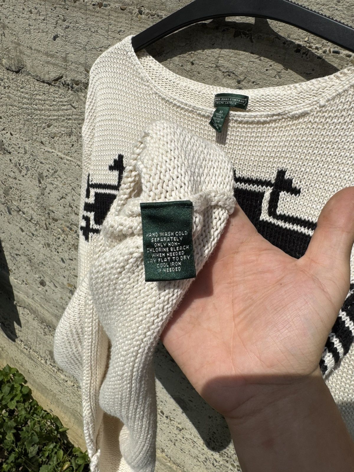 Polo Ralph Lauren Vintage Polo Ralph Lauren Jeans Company Knit Sweater Size M / US 6-8 / IT 42-44 - 5 Thumbnail