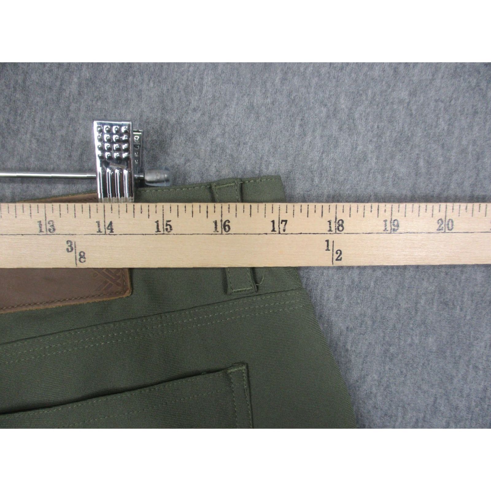 Vintage TSG Pants Mens 34x32 Green Microfiber Lined Straight Leg 5 Pocket Casual Size US 34 / EU 50 - 7 Thumbnail
