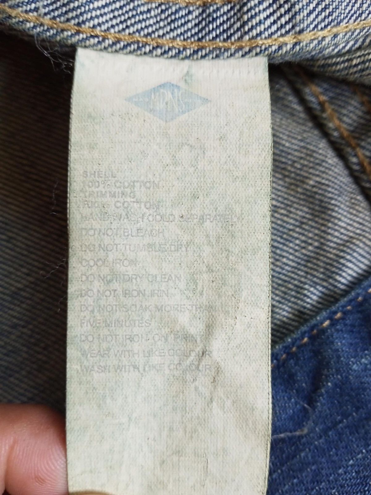 Japanese Brand × Madness Y2K MADNESS JAPAN MODIFIED TYPE 2 SELVEDGE DENIM JACKET Size US XXL / EU 58 / 5 - 8 Thumbnail