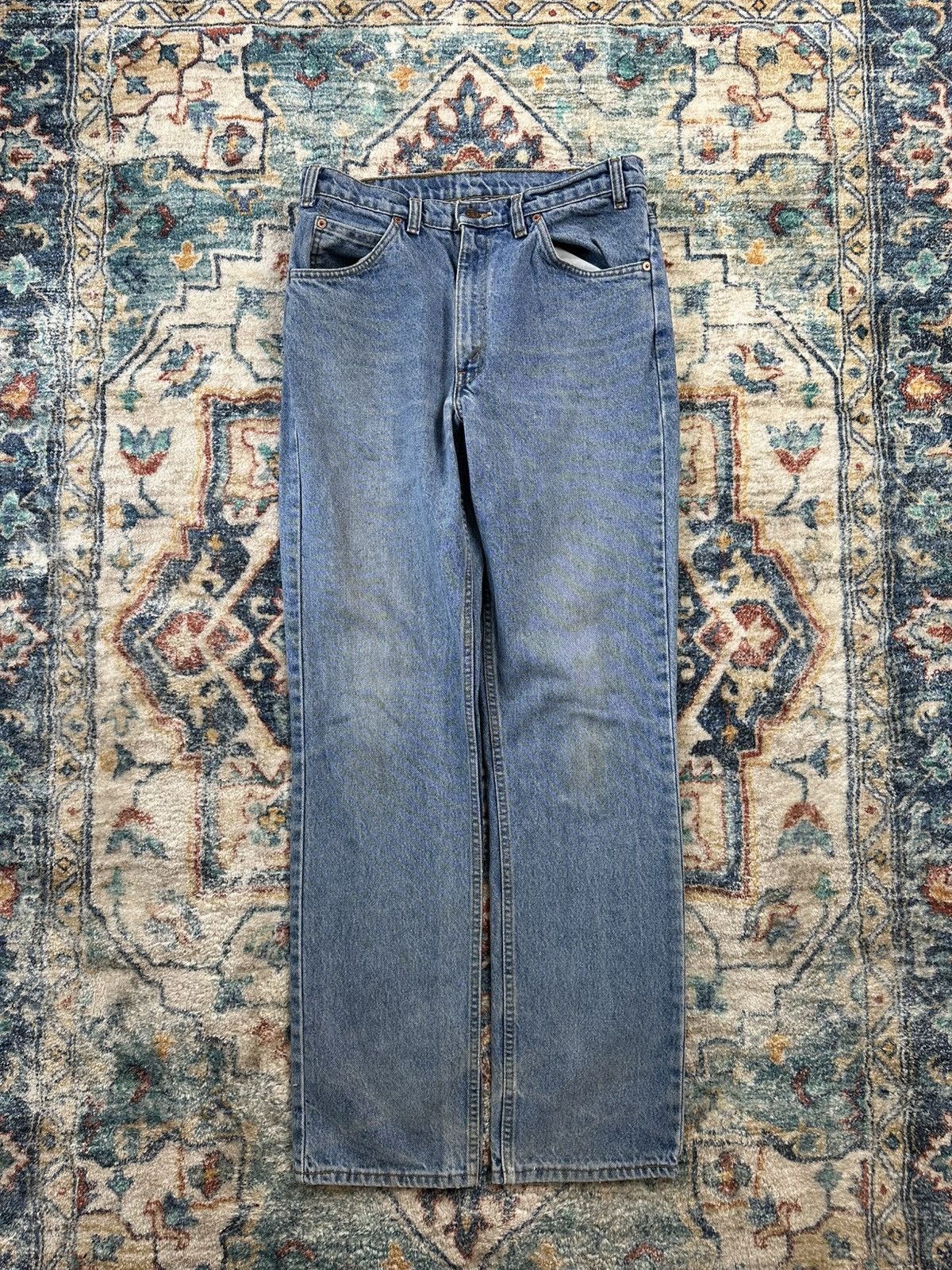 Levi's × Vintage Vintage Levi’s 619 Orange Tab Lightwash Jeans Size 32 Size US 32 / EU 48 - 2 Thumbnail