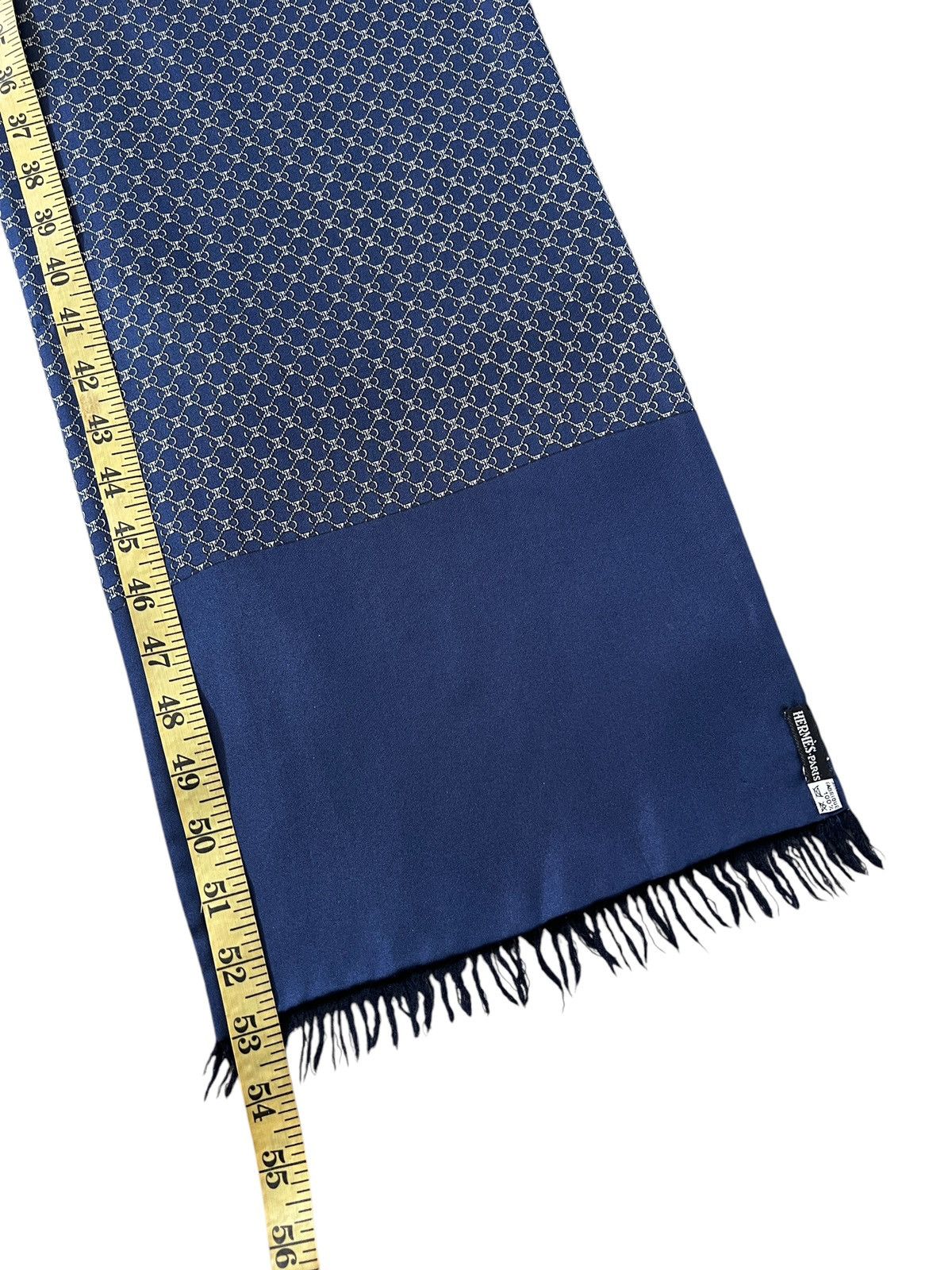 Vintage Hermes Double Sided Cashmere Silk Muffler