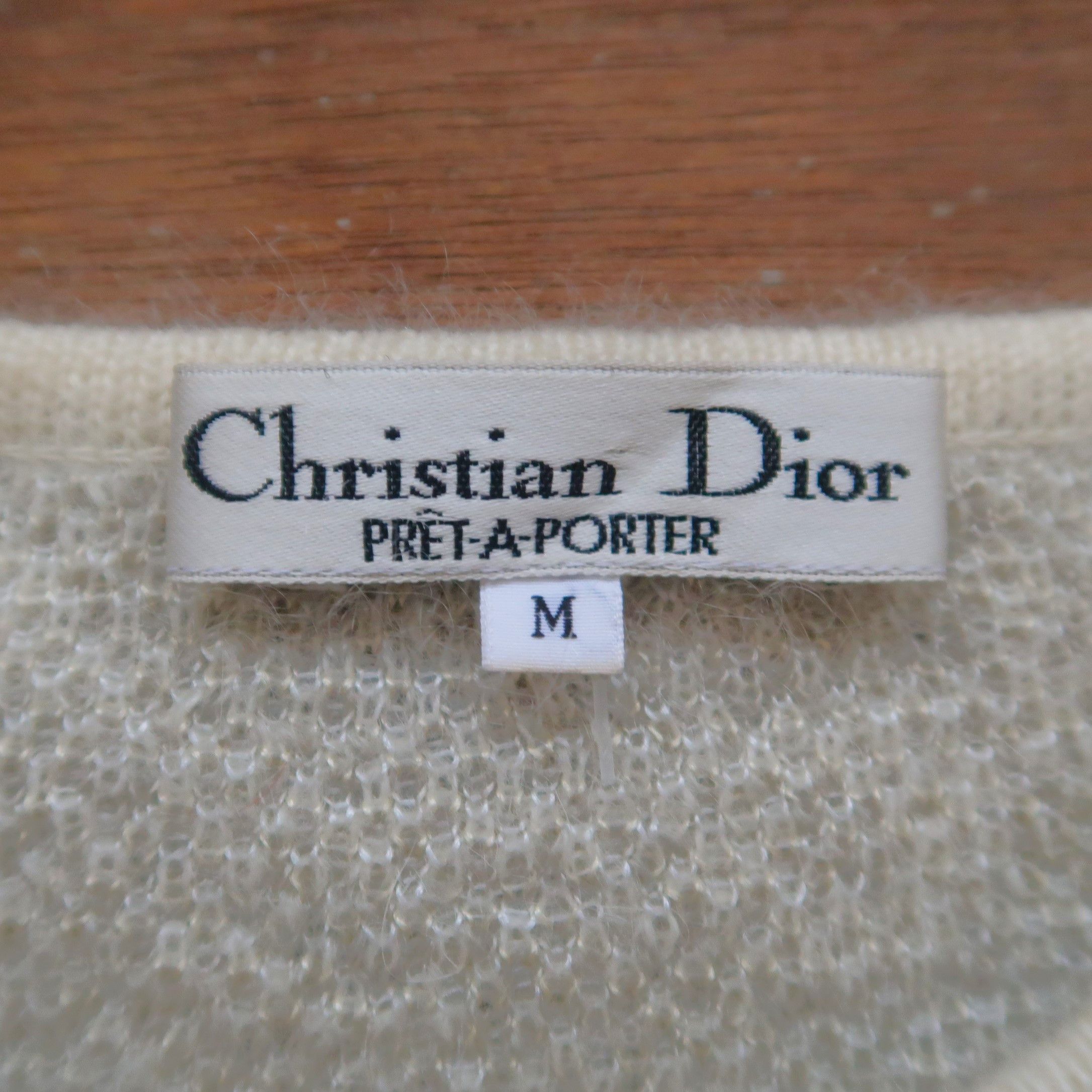 Christian Dior Monsieur Christian Dior Pret a Porter Fuzzy Cardigan Floral Monogram Size US M / EU 48-50 / 2 - 4 Thumbnail