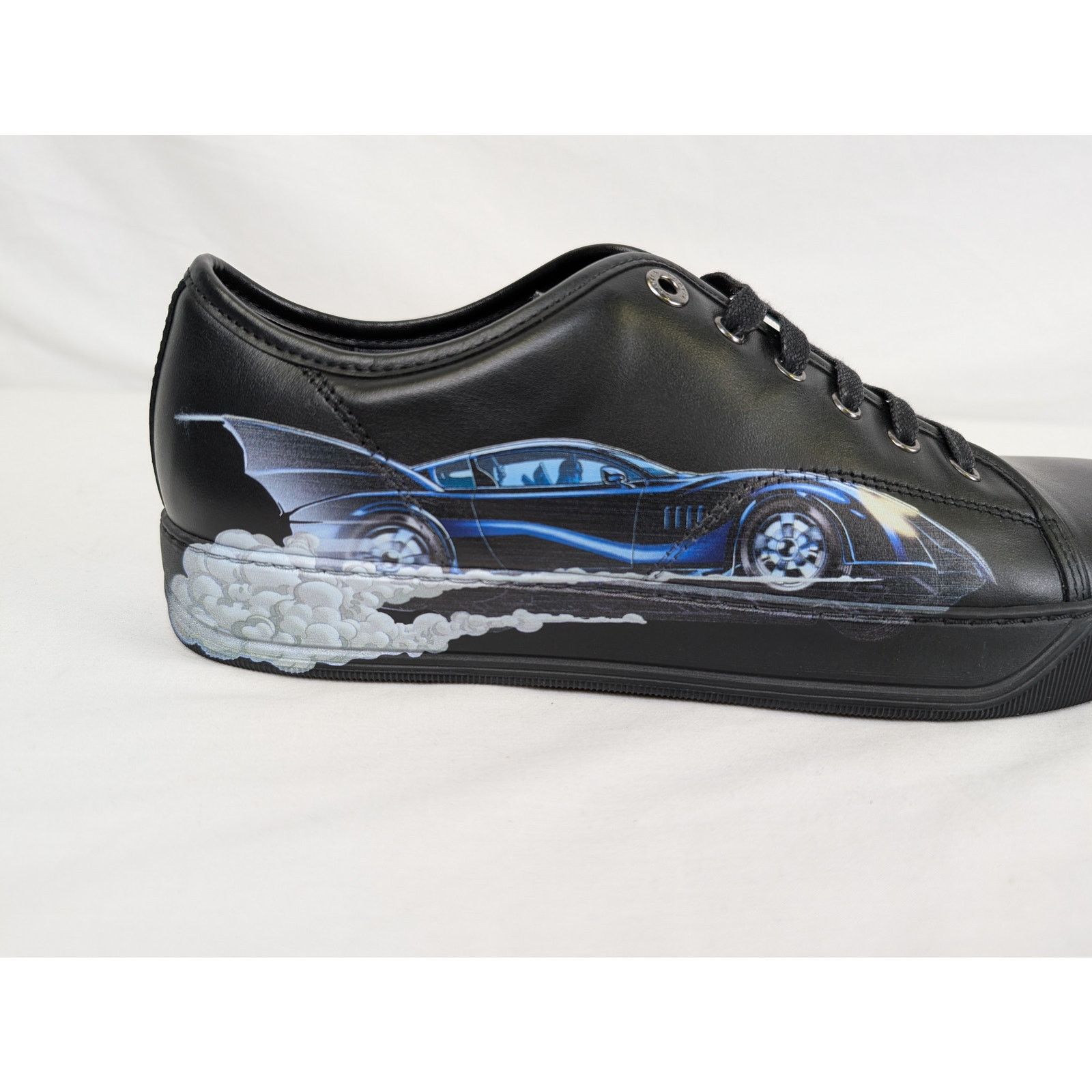 Lanvin o1rshd1 DBBI Low Top Sneakers in Black Size US 9 / EU 42 - 3 Thumbnail