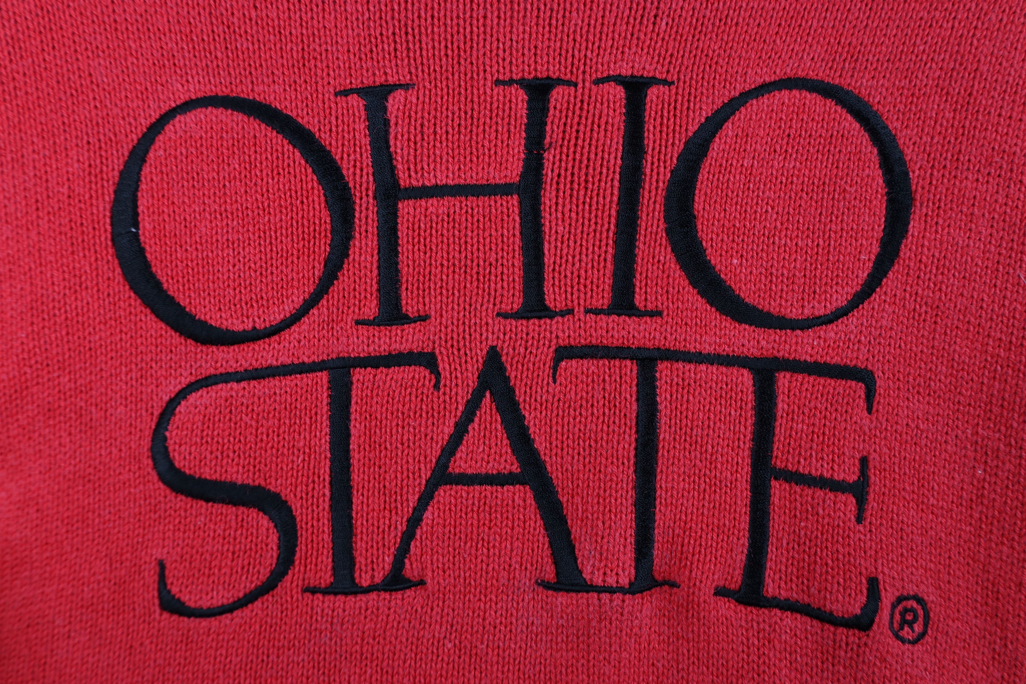 Vintage Vintage 90s Ohio State University Football Knit Sweater Size XL / US 12-14 / IT 48-50 - 11 Thumbnail