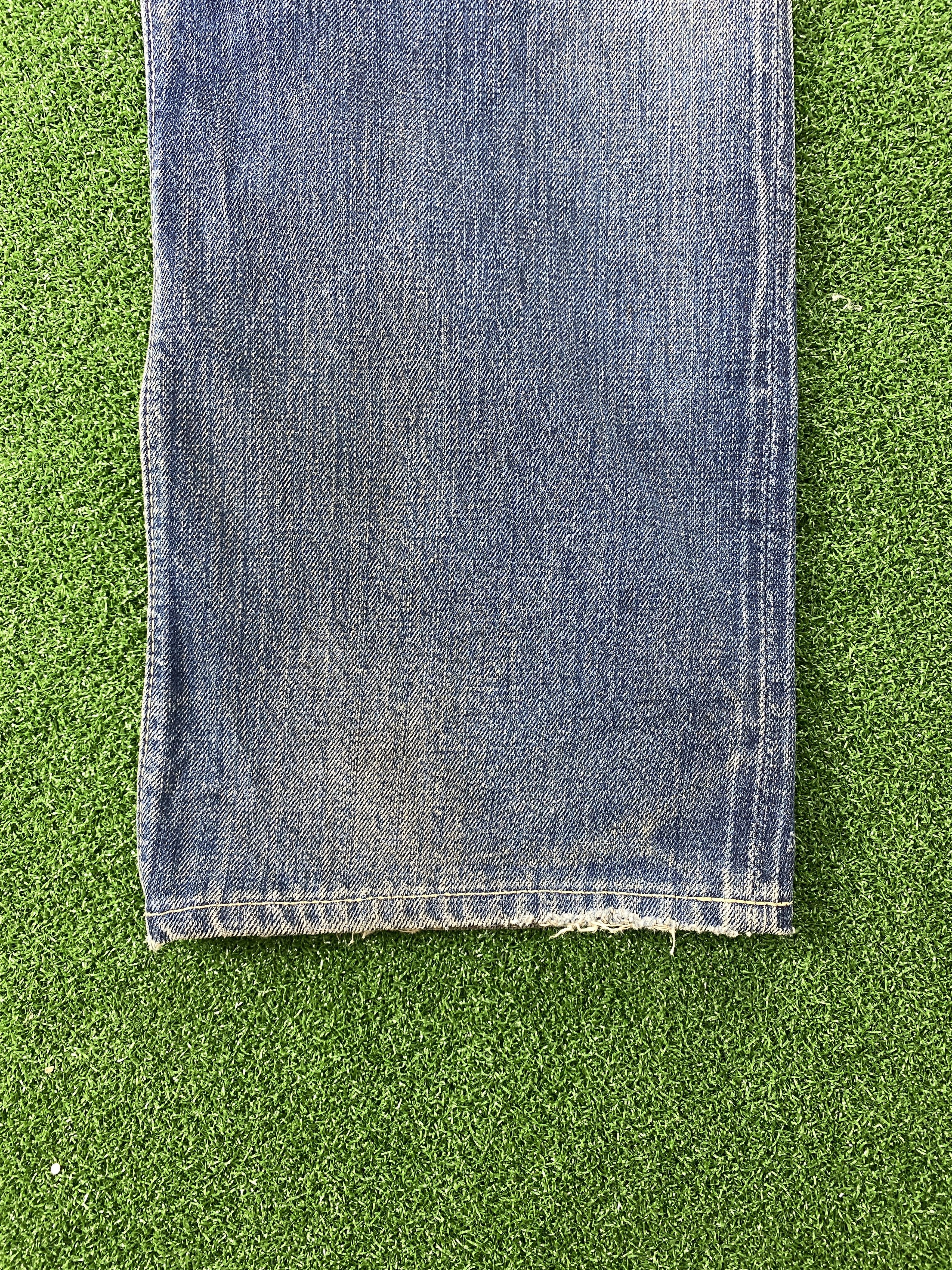 Japanese Brand 💢 Selvedge Joe Mccoy & Co Faded Distressed Jeans CP0084 Size US 32 / EU 48 - 8 Thumbnail
