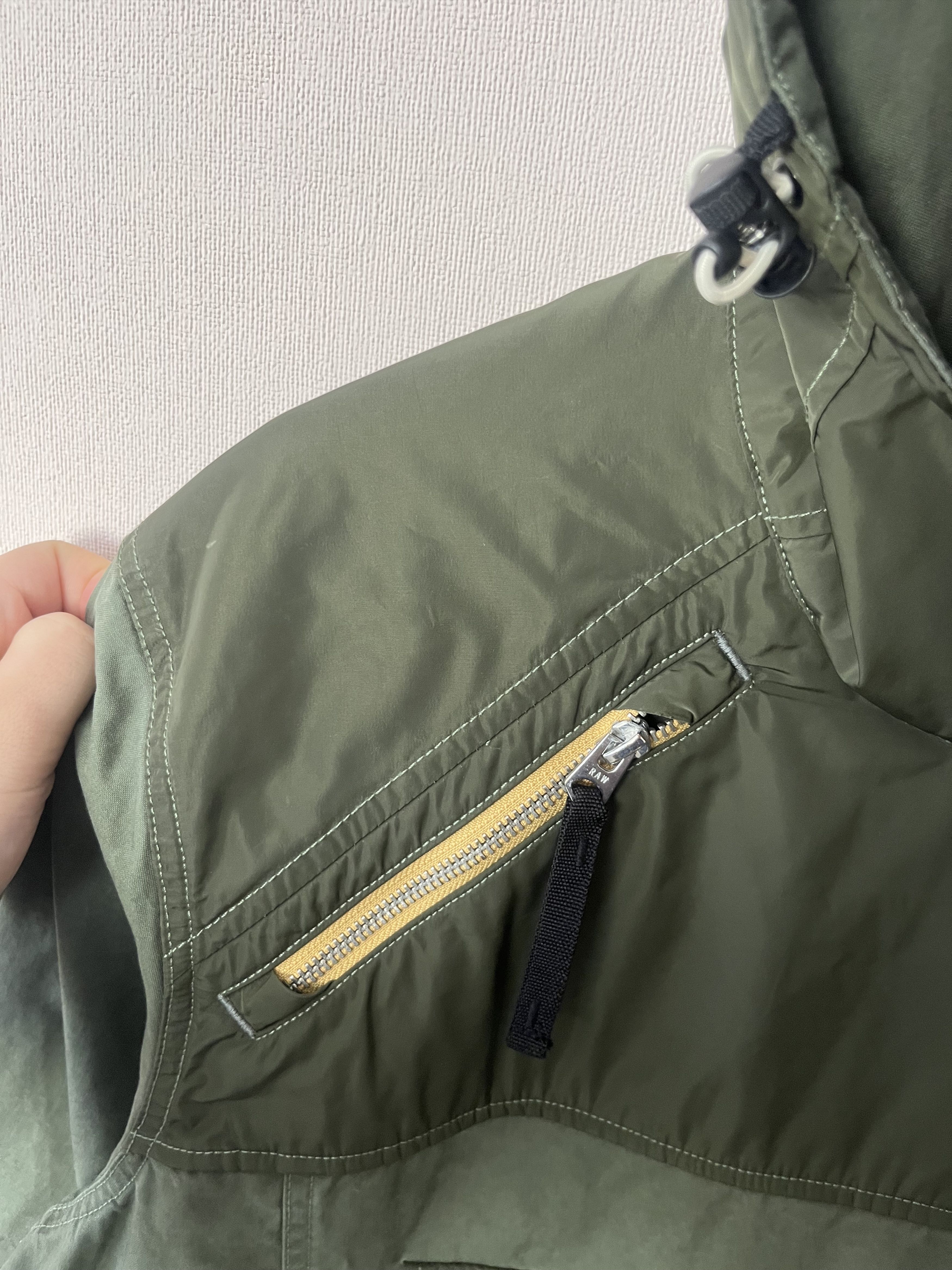 G-Star G Star Anorak Hooded Zip Up pocket Jacket Sample Green Size US M / EU 48-50 / 2 - 6 Thumbnail