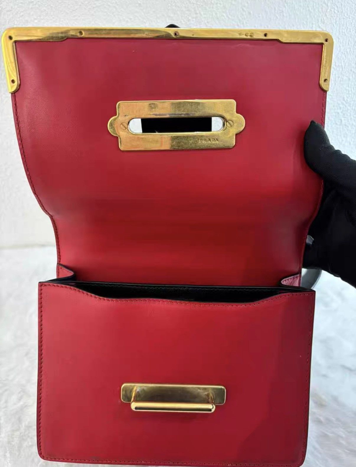 Prada Prada Cahier Royal Series Color-block Box Bag J38 Size ONE SIZE - 7 Thumbnail