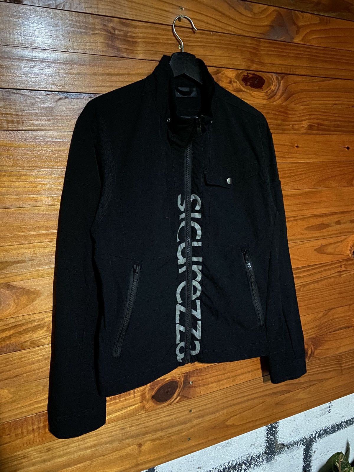 Japanese Brand Vintage Sicurezza Black Softshell Jacket Japanese Techwear Size US S / EU 44-46 / 1 - 5 Thumbnail