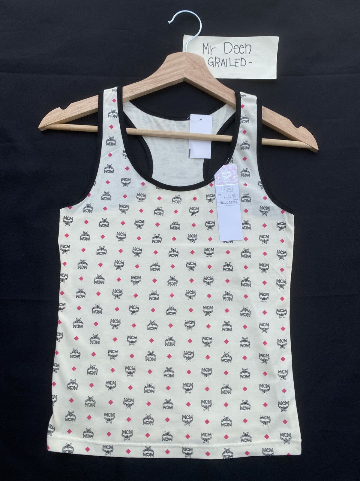 MCM Rare MCM Logos Sleeveless Top Size M / US 6-8 / IT 42-44 - 2 Thumbnail