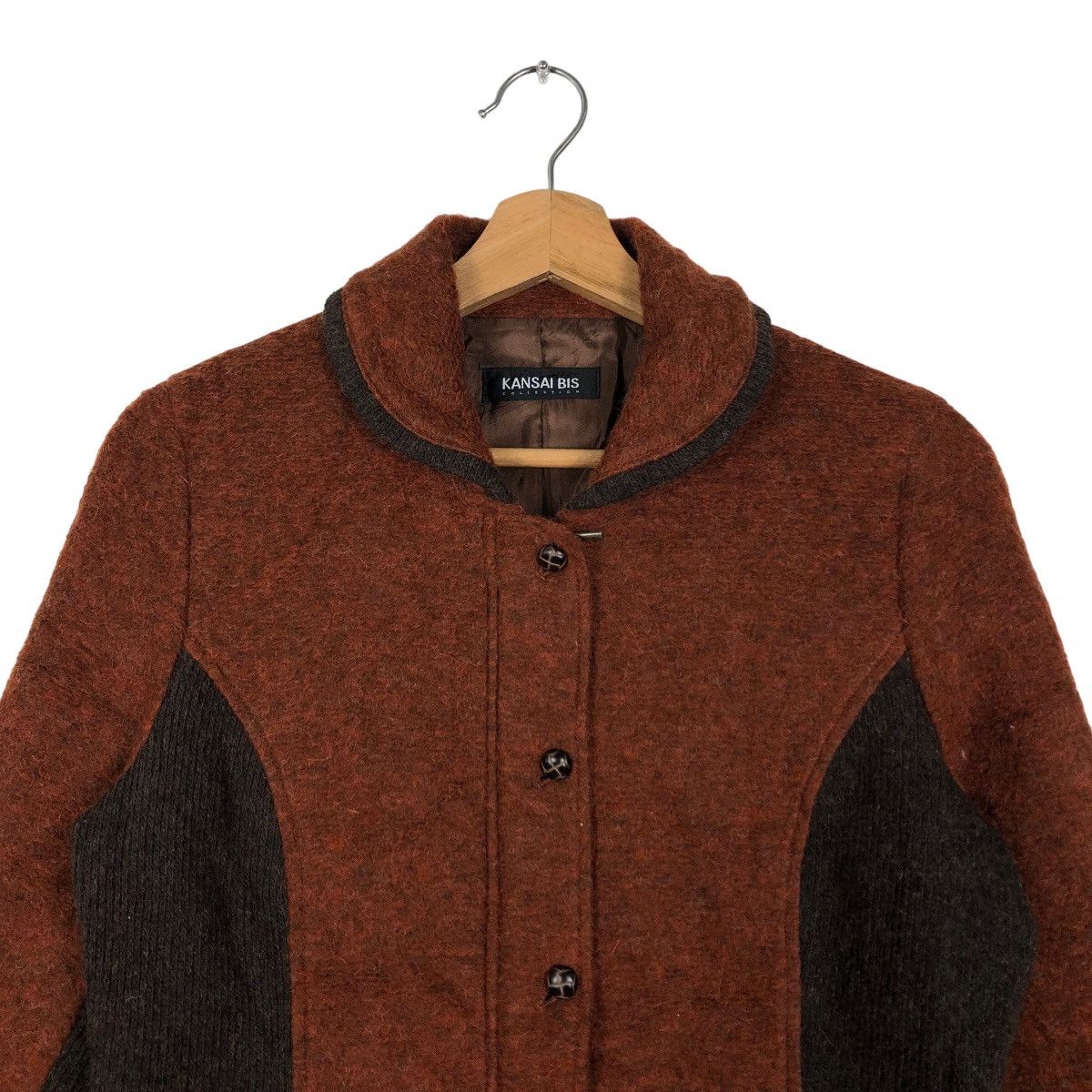 Japanese Brand 🔥90’s Vintage Wool Chore Work Jacket Kansai Bis Japan Made Size M / US 6-8 / IT 42-44 - 3 Thumbnail
