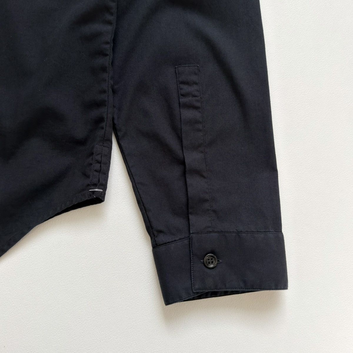 Dior Hedi Slimane Era Black Cotton Shirt Size US M / EU 48-50 / 2 - 13 Thumbnail