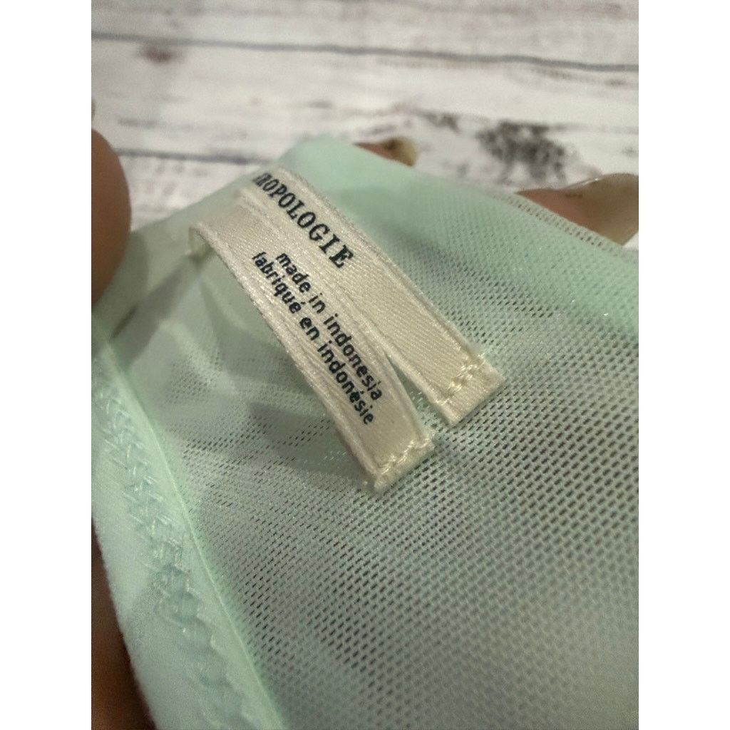 Anthropologie Anthropologie Mint Sheer Mesh Bralette XXS Adjustable Strap Size ONE SIZE - 4 Thumbnail