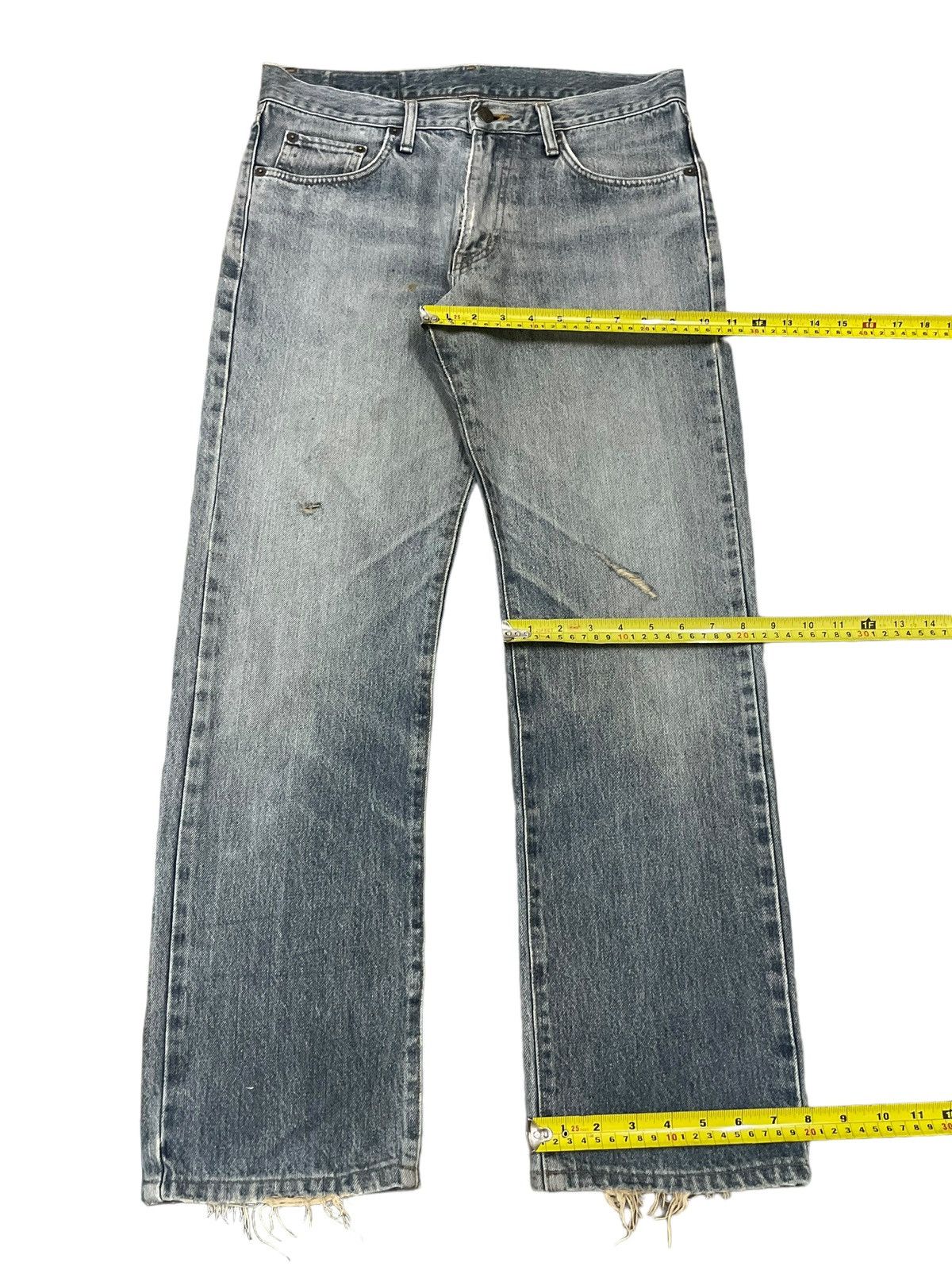 Edwin Vintage Edwin Extra Extreme Fade Wash Distressed Loose Jeans Size US 32 / EU 48 - 15 Thumbnail