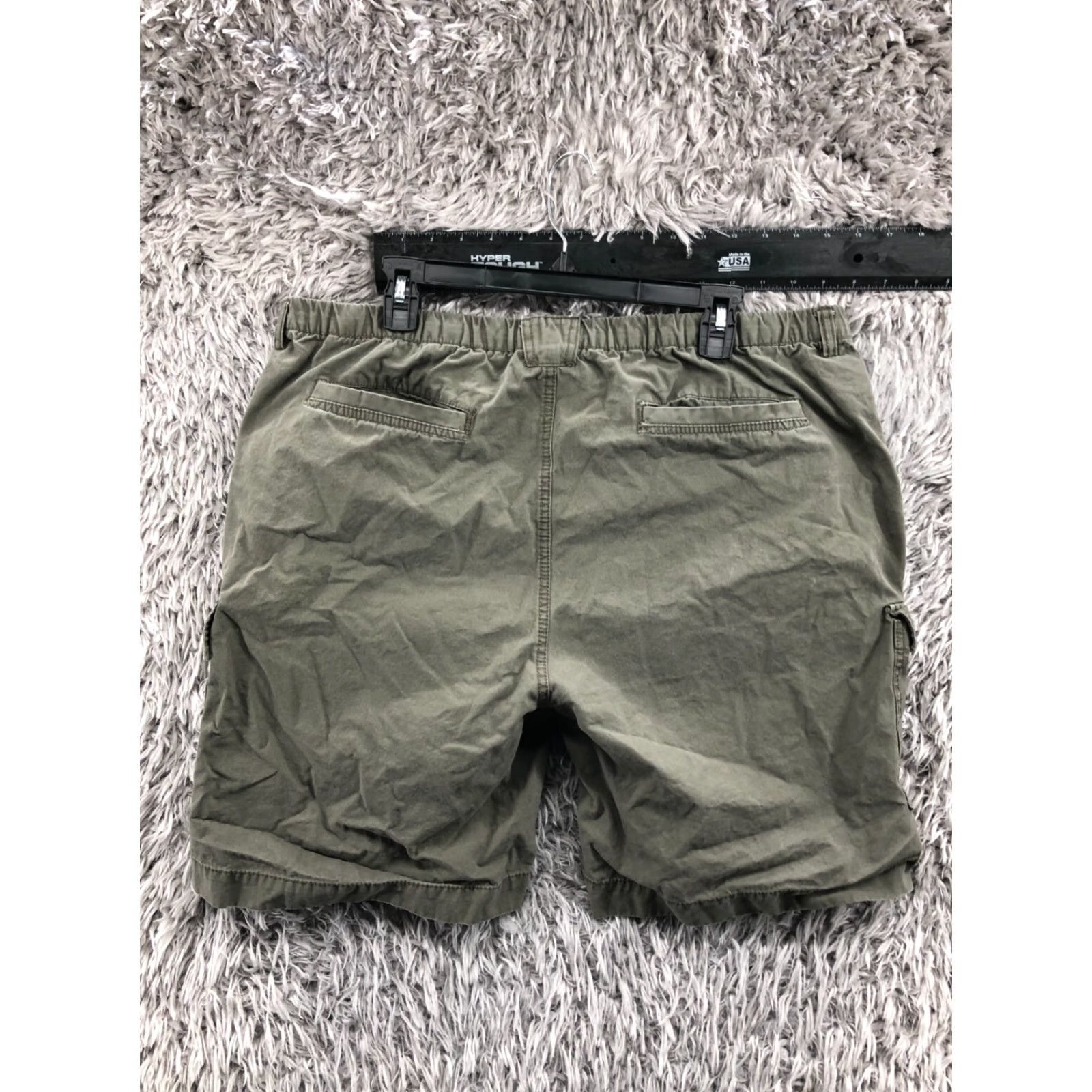 Vintage VINTAGE Boston Traders Cargo Shorts Mens Size L Mid Rise Medium Wash Green Size US 33 - 5 Thumbnail