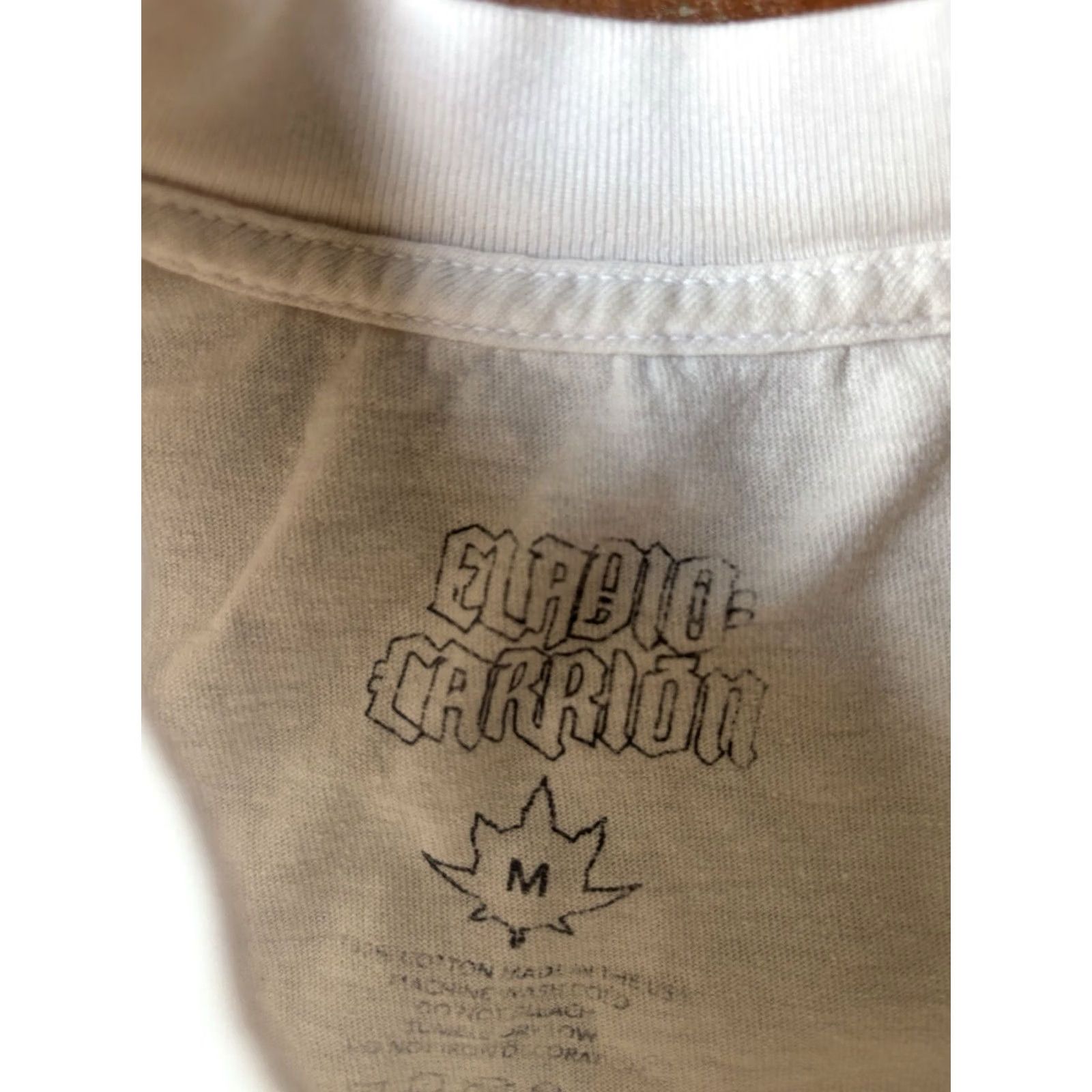 Vintage Eladio Carrion San Juan Puerto Rico Tour Merch T-Shirt Medium Black Crew Neck Short Sleeve Cotton Mens T-Shirt Graphics Logo Size US M / EU 48-50 / 2 - 3 Thumbnail